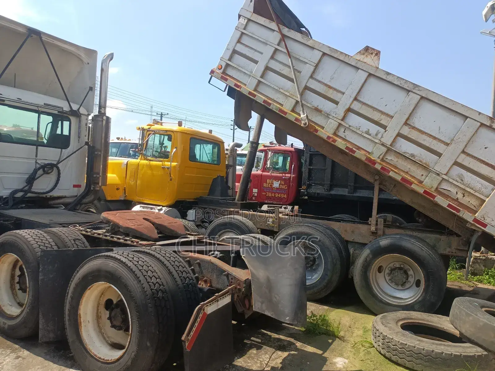Mack Tipper Truck and Trailer Head Truck