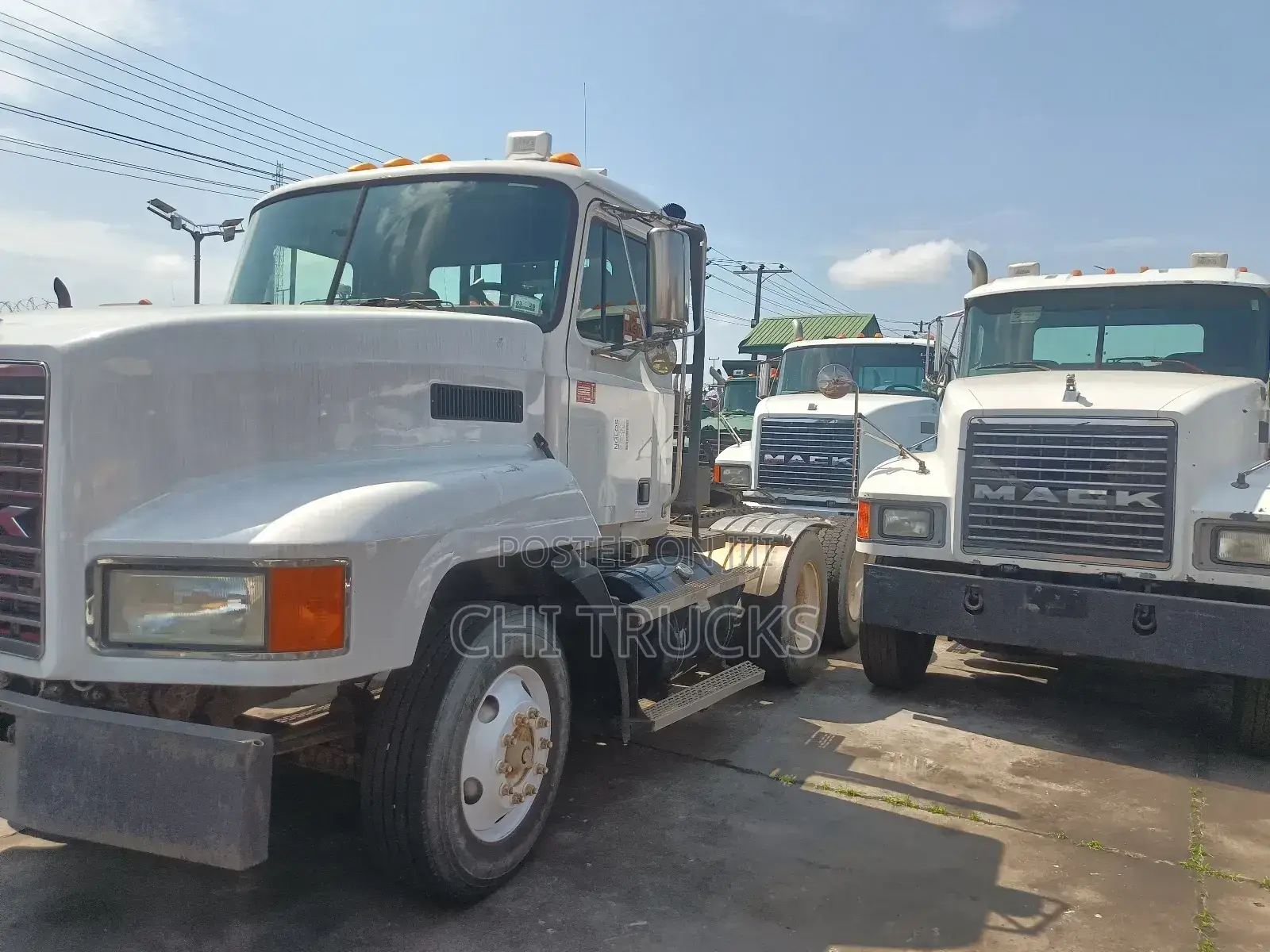 Mack Tipper Truck and Trailer Head Truck