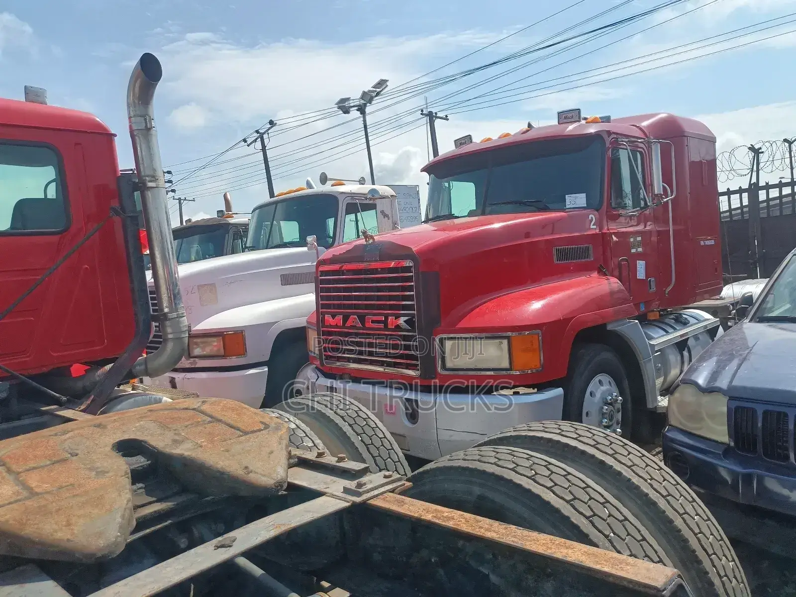 Mack Tipper Truck and Trailer Head Truck