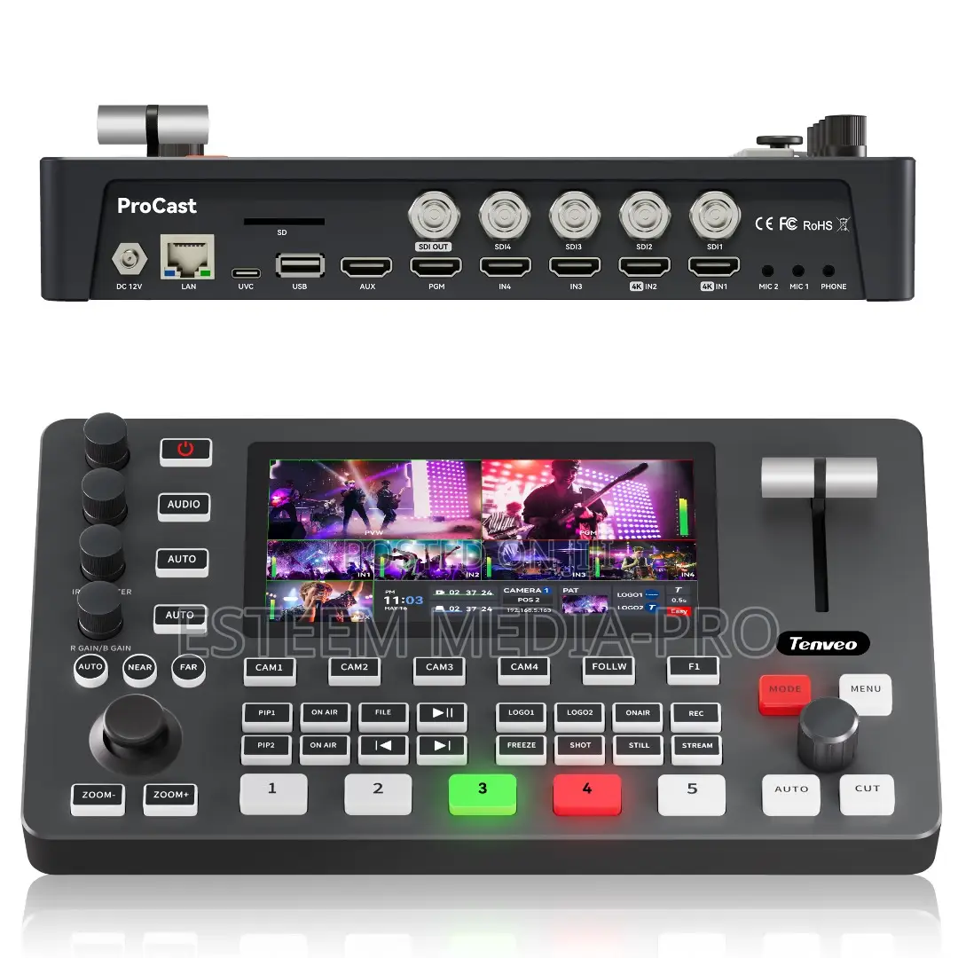 Tenveo Pc500 4 Channels Input -in Video Switcher