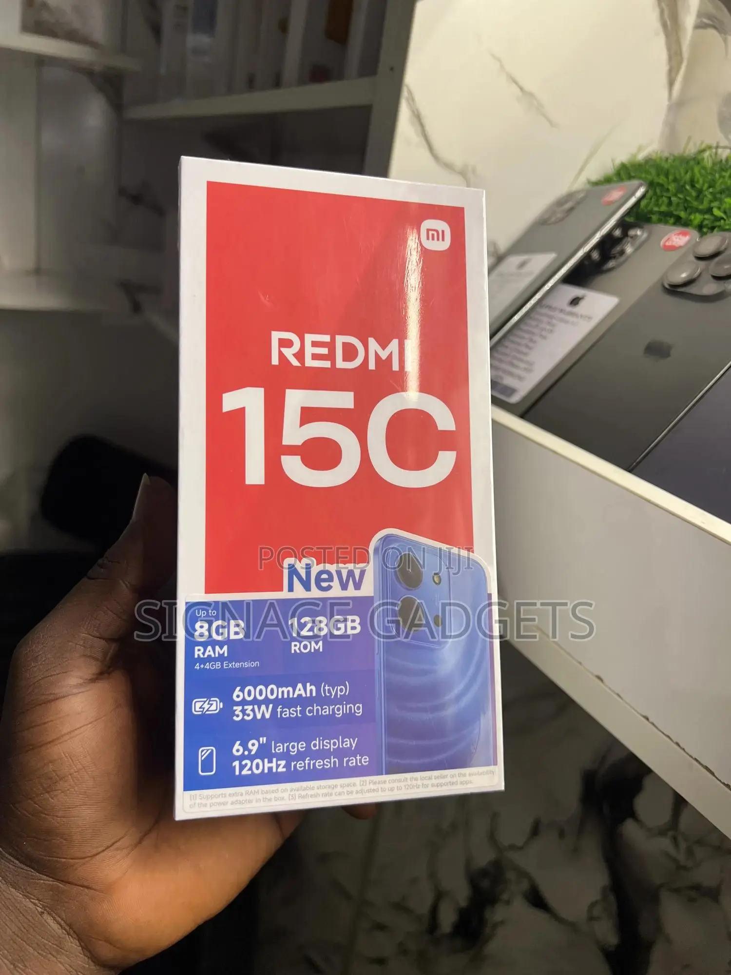 New Xiaomi Redmi 15C 4G 128 GB Black