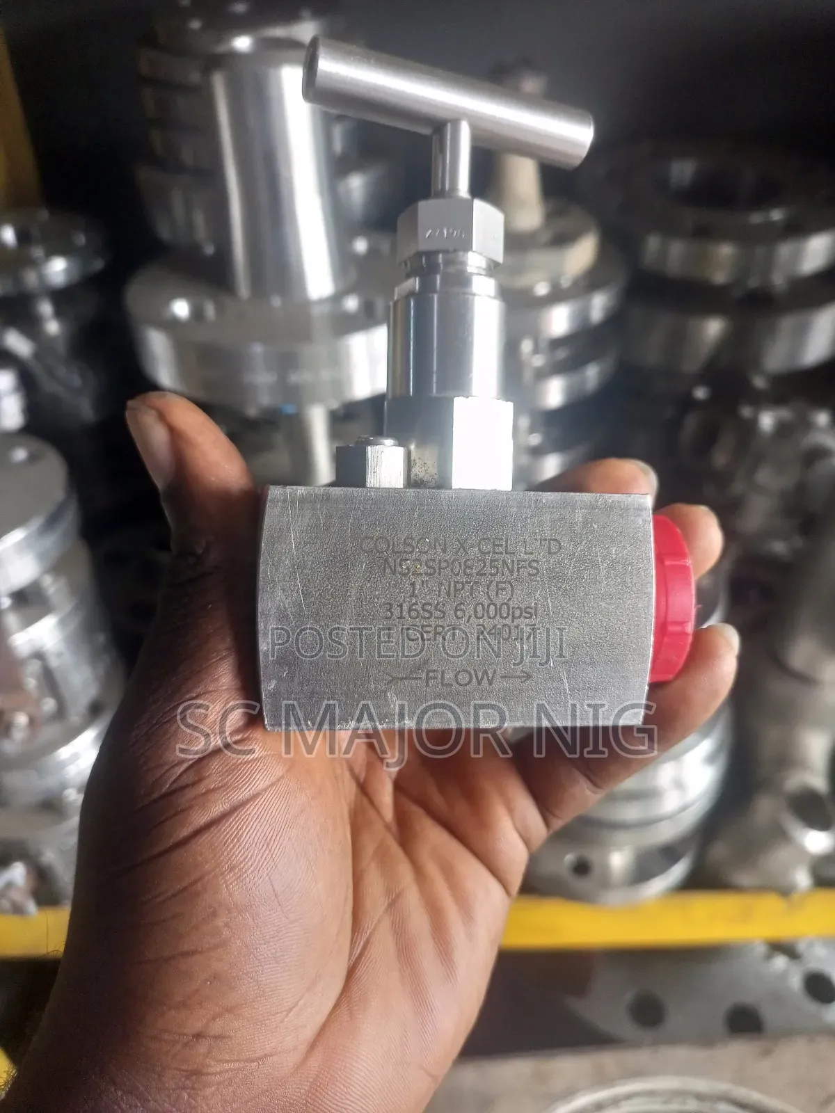 1" X 6000# Stainless Niddle Valve NPT F Class 316 (All Sizes Available