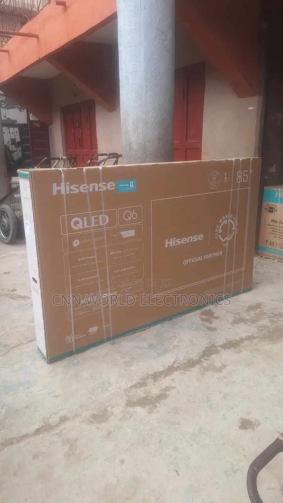 Original Hisense 85q6q Smart Tv Netflix Youtube Bluetooth Flameless Tv