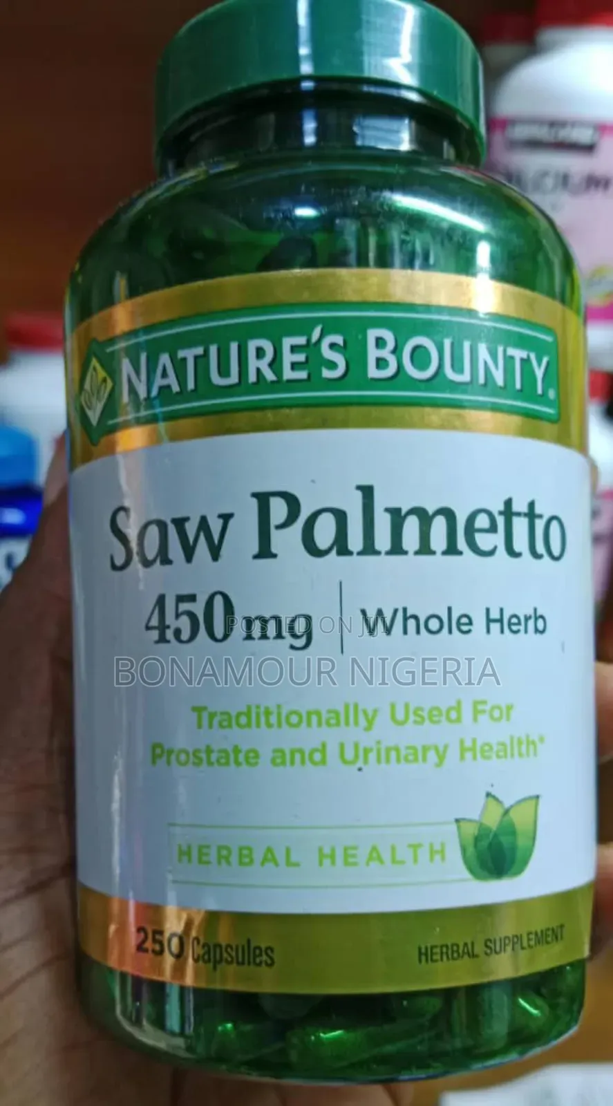 Saw Palmetto 450mg X 250 Capsules