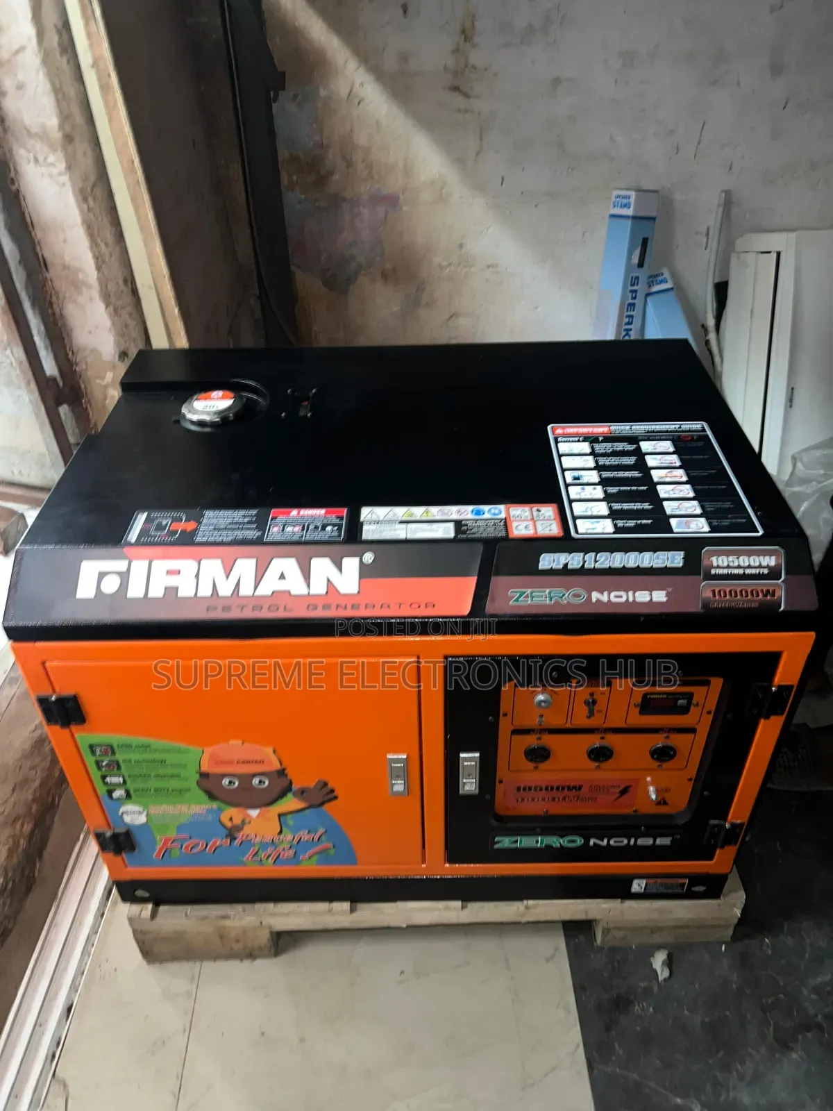 Firman 10kva Super Silent Petrol Generator With Low Fuel Consumption ✓
