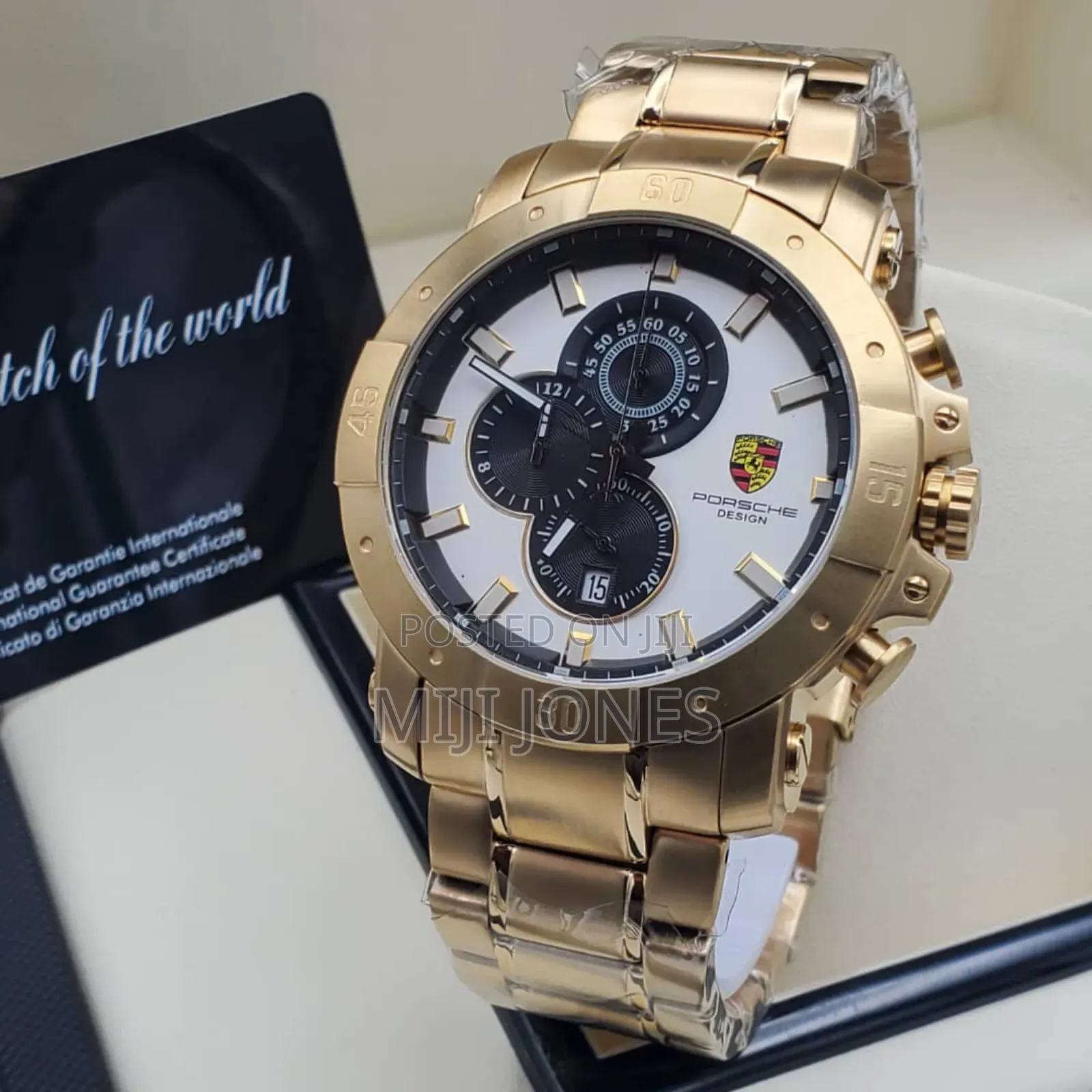 "Porsche Design Chain Watch - Sporty Elegance, Precision Timekeeping"