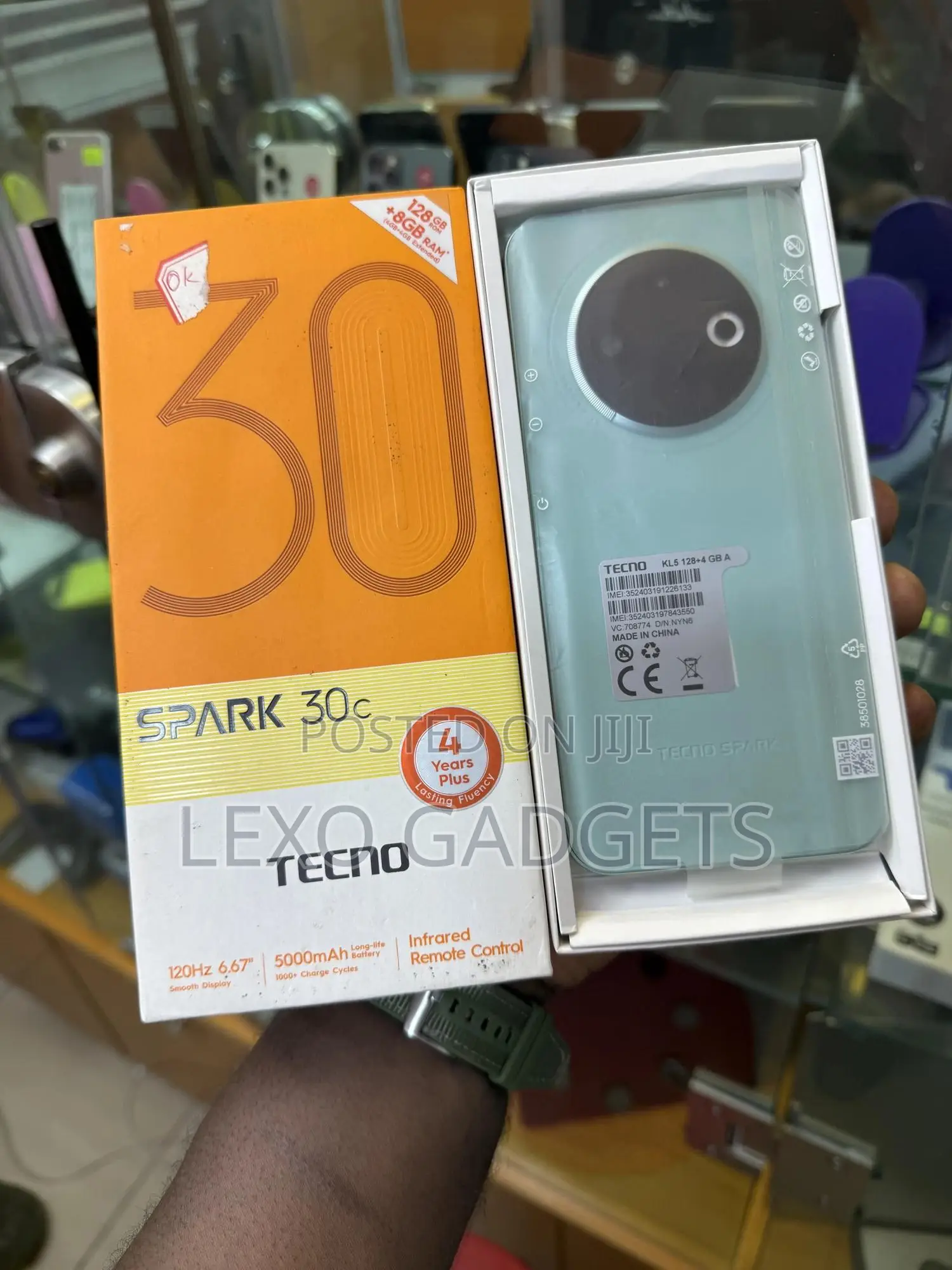 New Tecno Spark 30C 128 GB Green