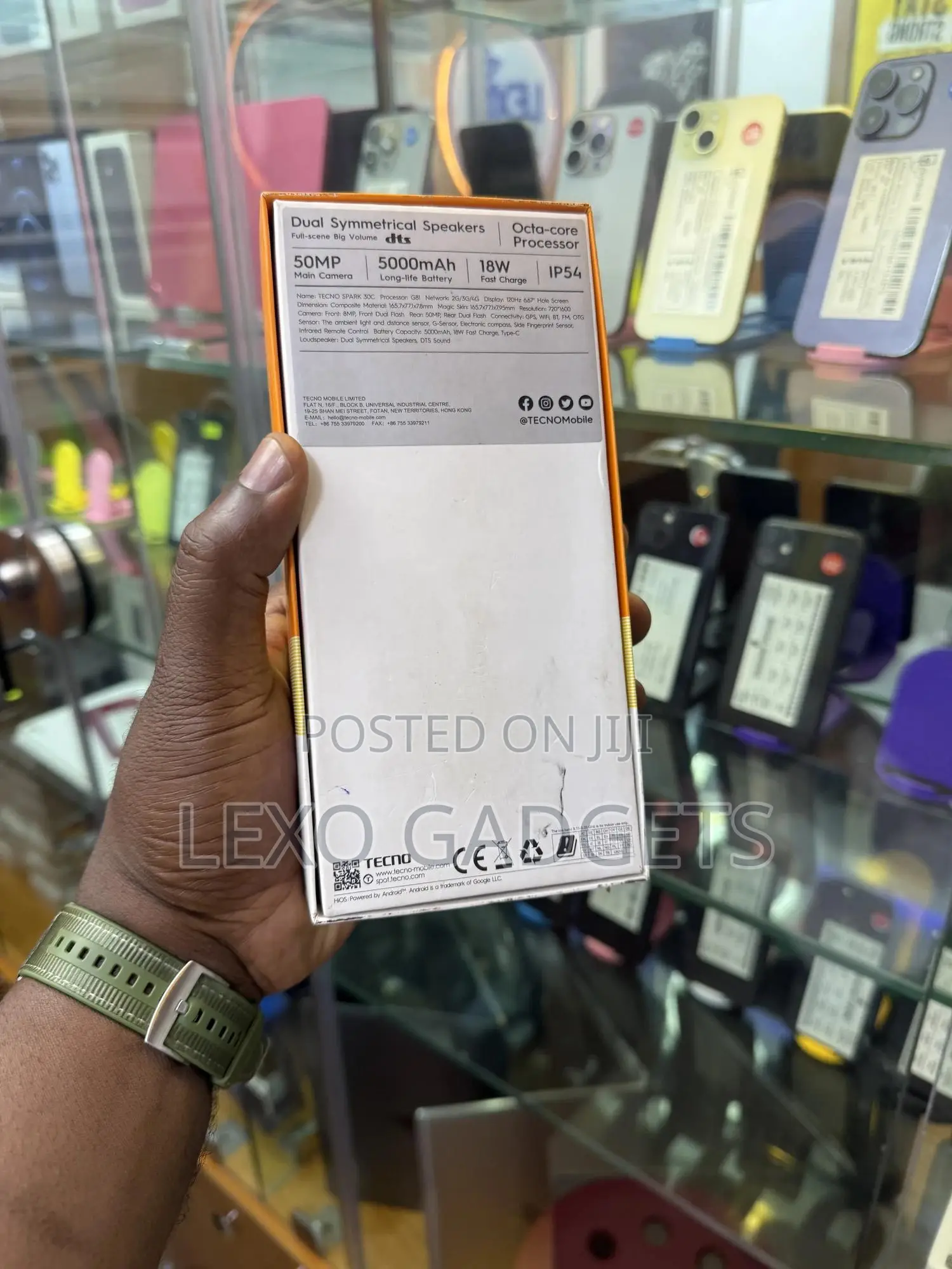 New Tecno Spark 30C 128 GB Green