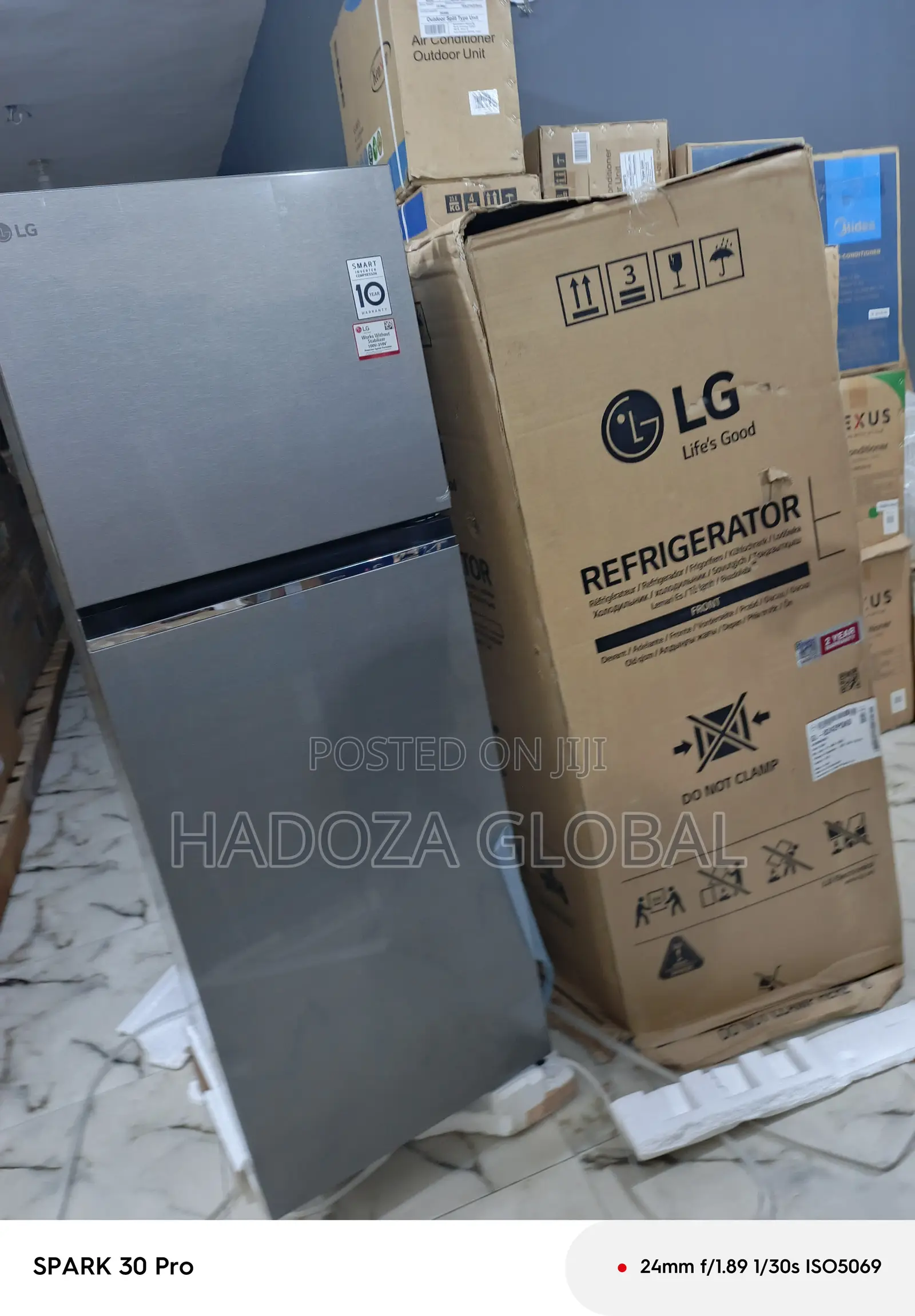 260l Lg Top Mount Freezer Refrigerator