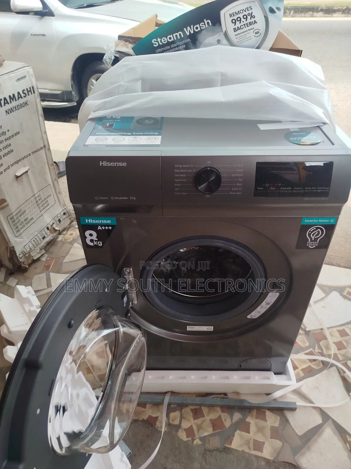Hisense Inverter Washing /Spin Machine  8kg