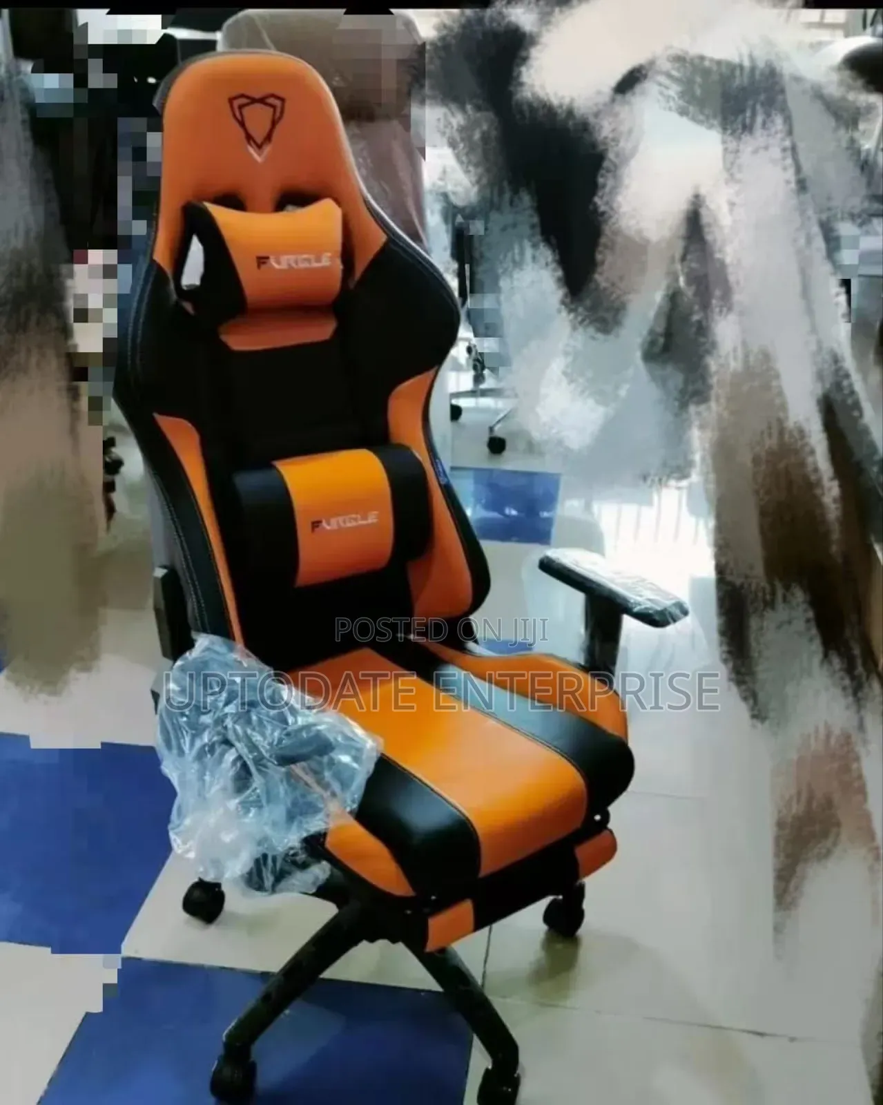 Original Gaming Chair With Footrest