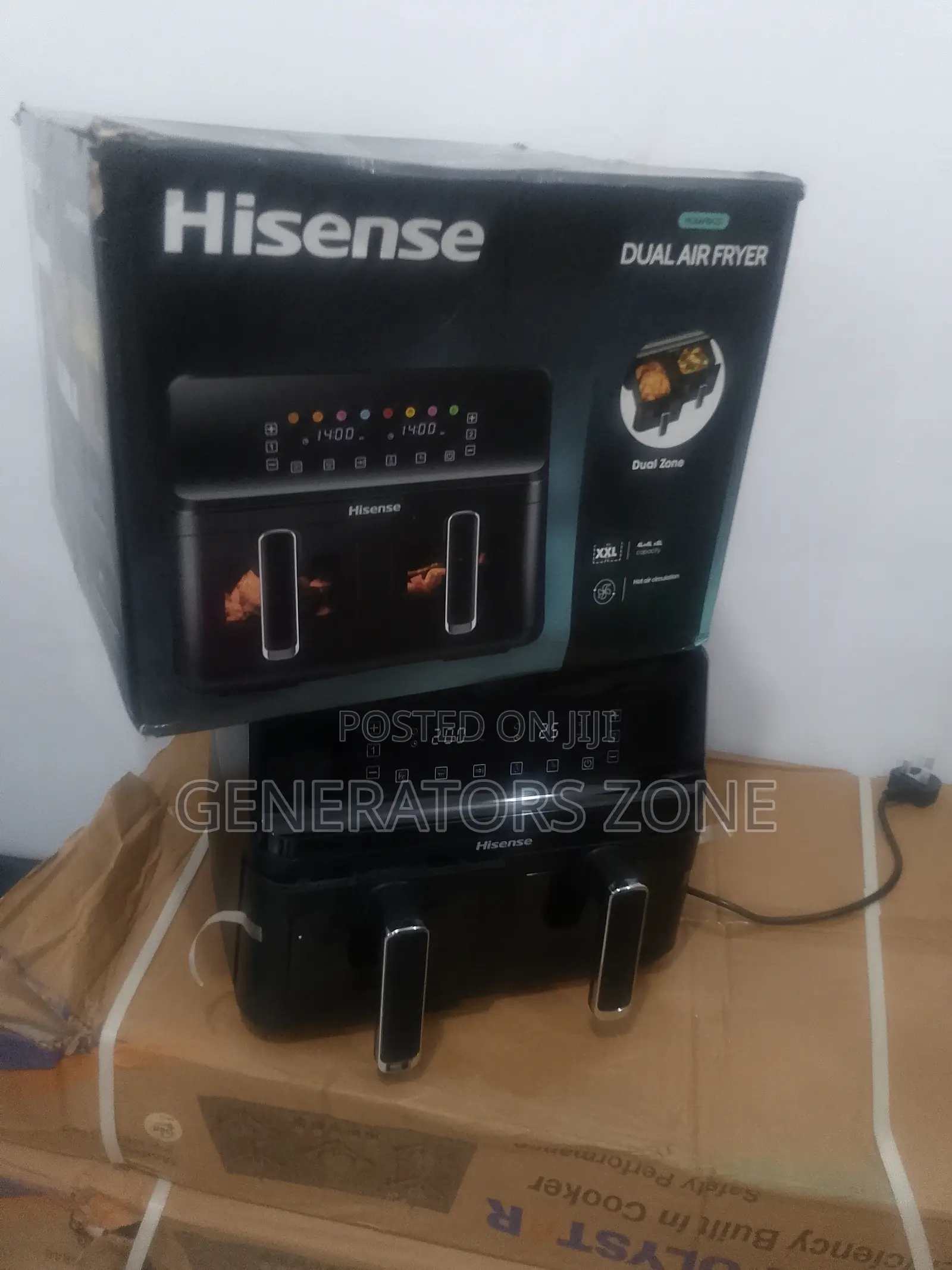 Hisense H08afbk2s1 8l Dual Tray Kitchen Fryer