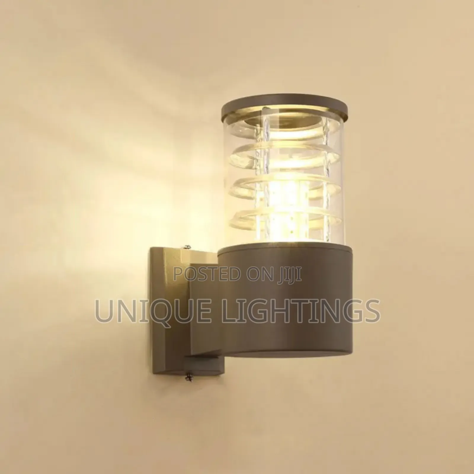 Outdoor Wall Light. Made of Pure Cast and Glass