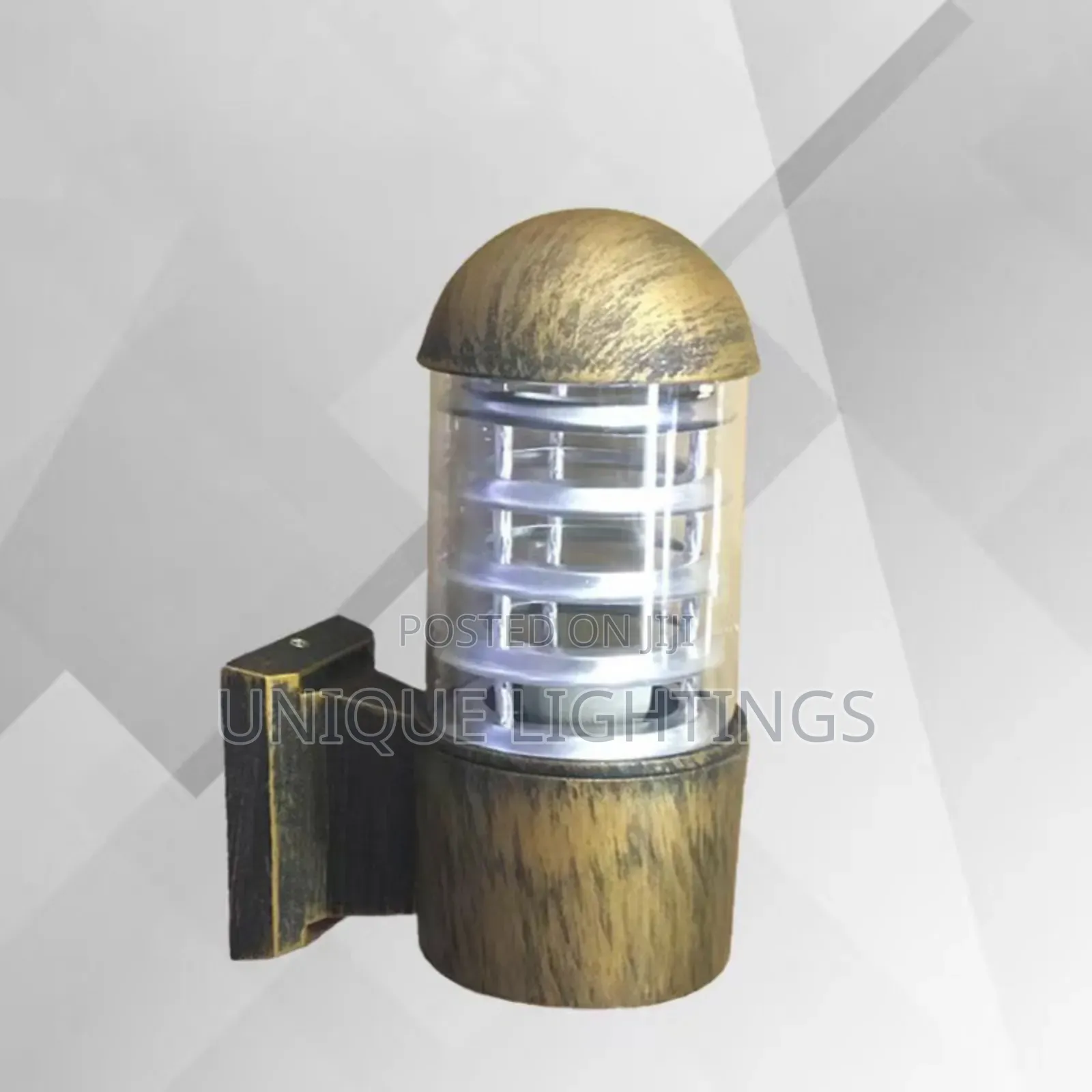 Outdoor Wall Light. Made of Pure Cast and Glass