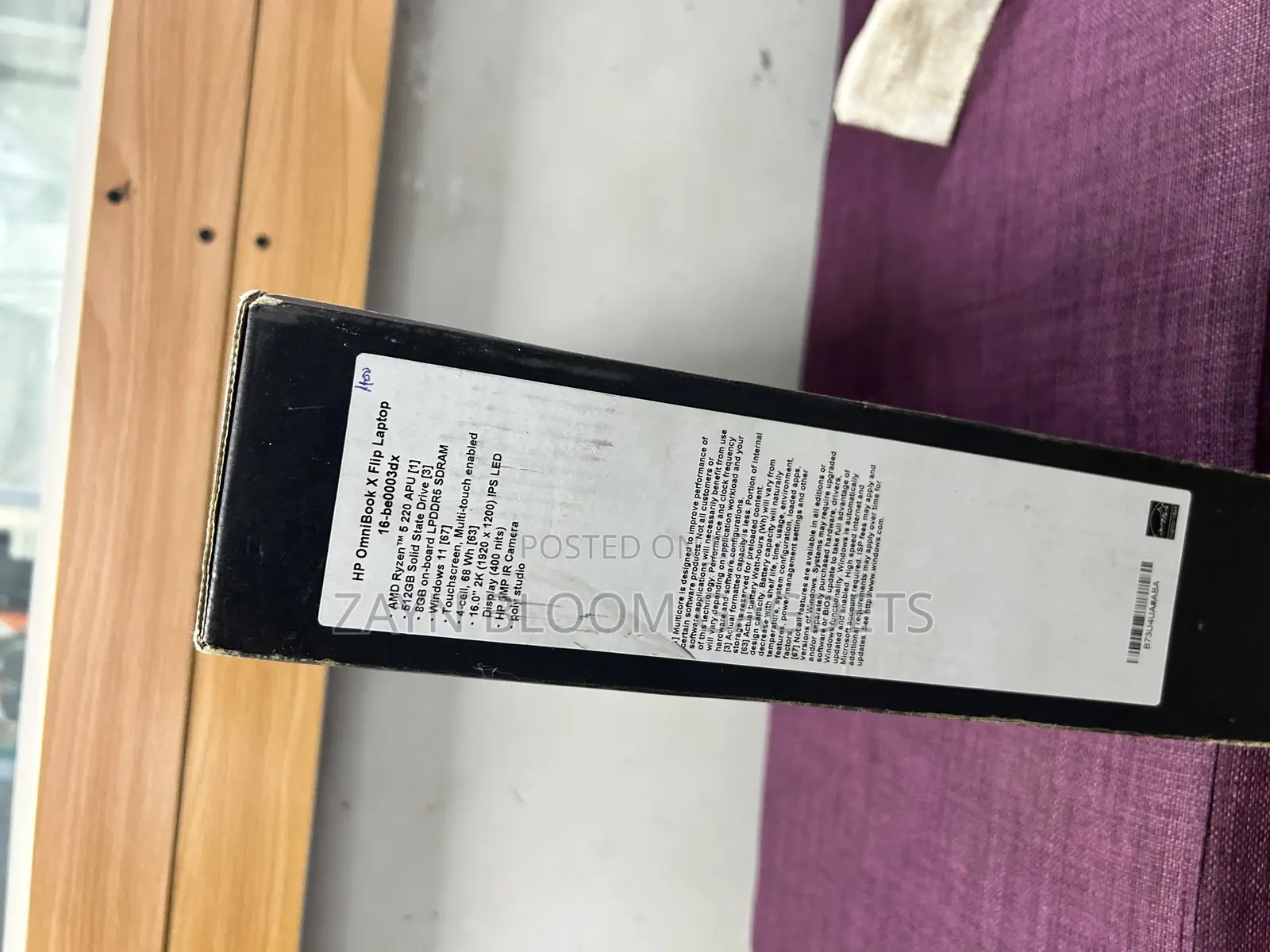 New Laptop HP OmniBook X Flip 16" 8GB AMD Ryzen 5 SSD 512GB