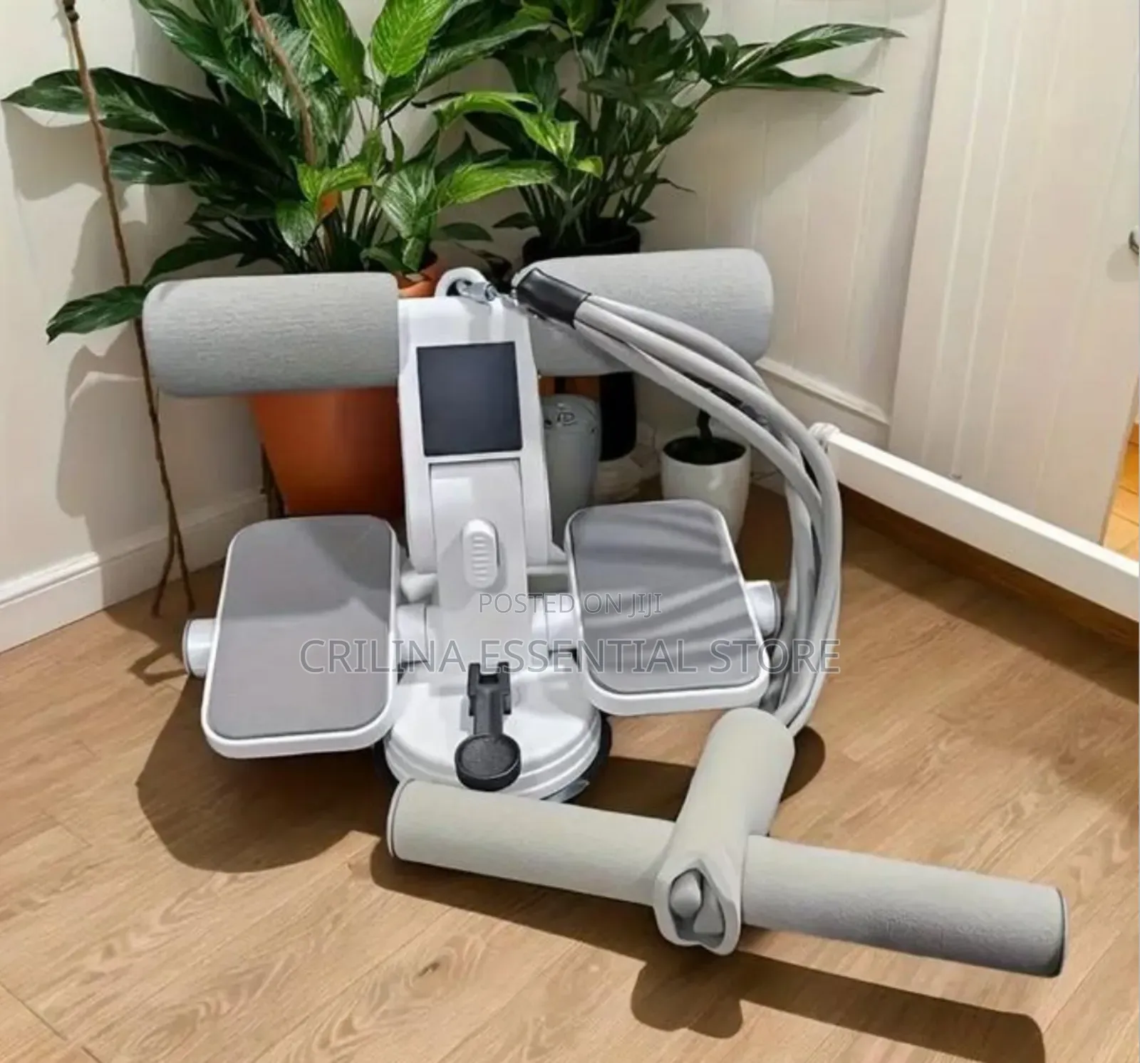 Adjustable Sit-Up-Bar With Self Suction for Exercise