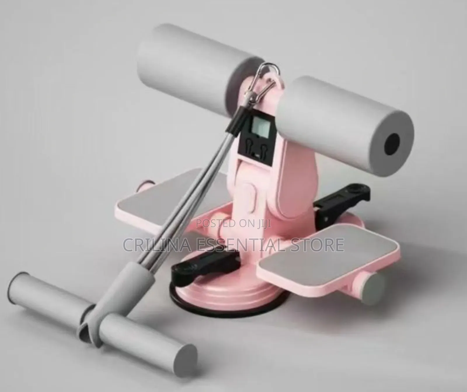 Adjustable Sit-Up-Bar With Self Suction for Exercise