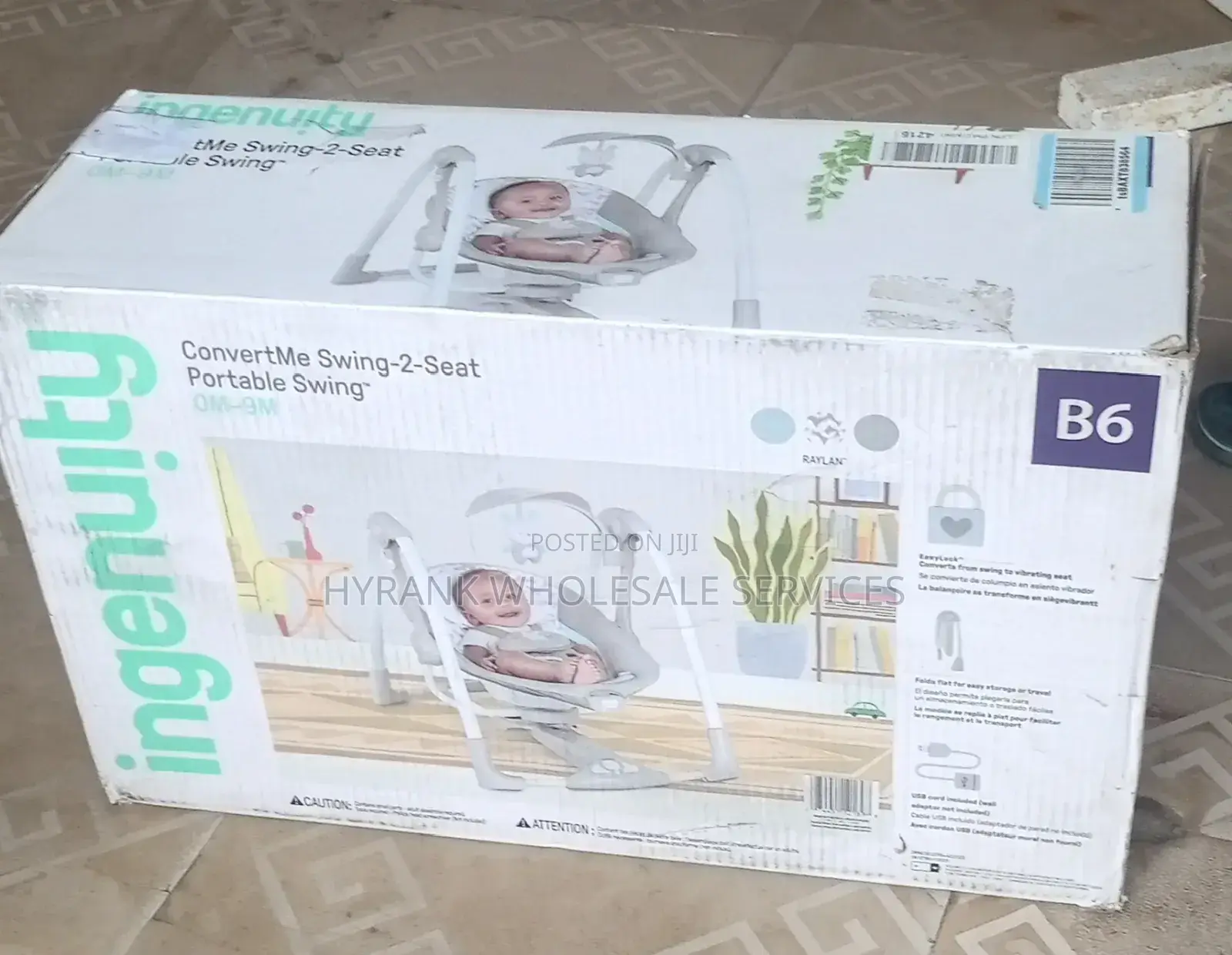 2 Seat Electric Baby Swing