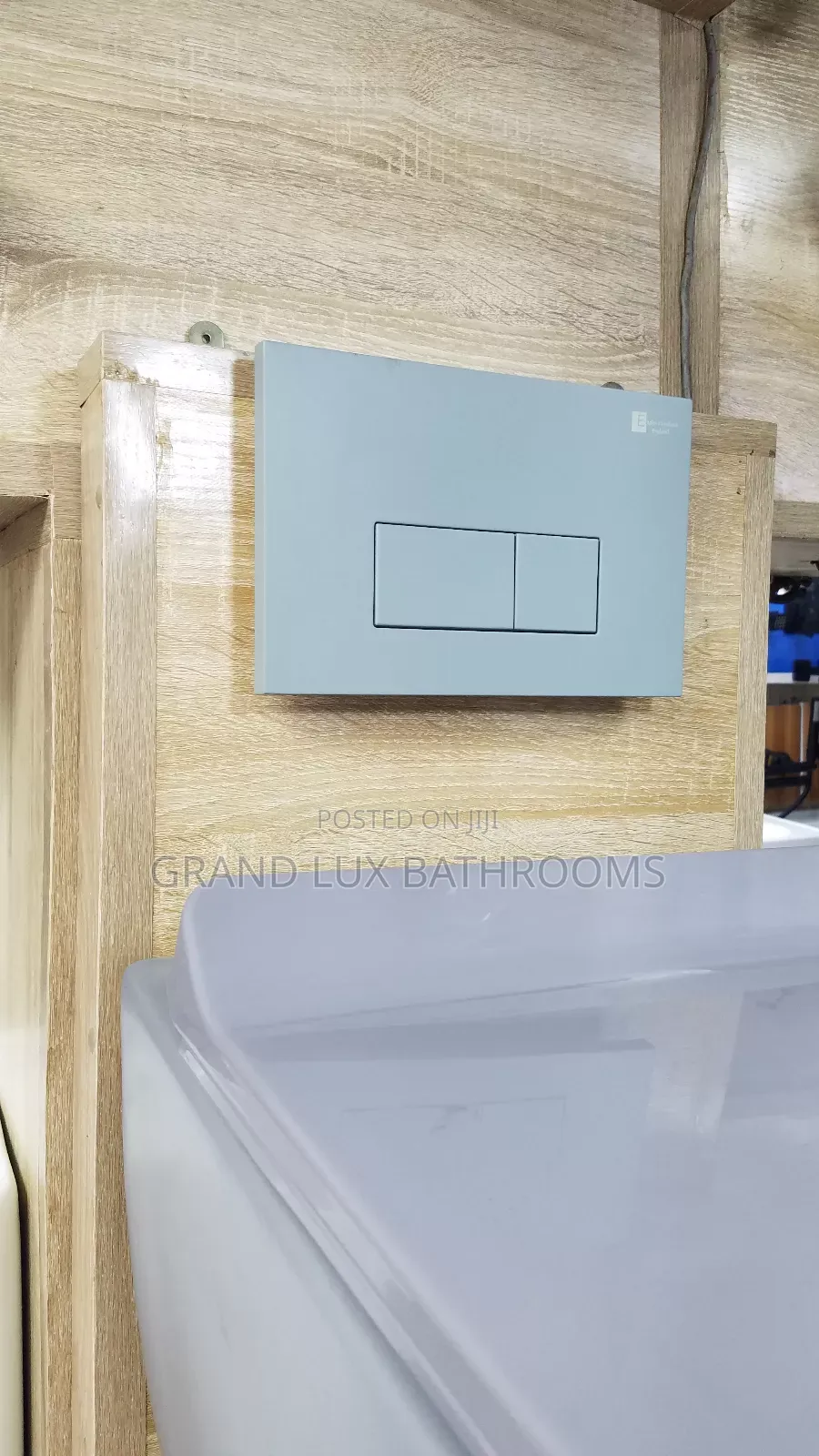 Title: Modern Wall-Hung Toilet With Dual Flush System
