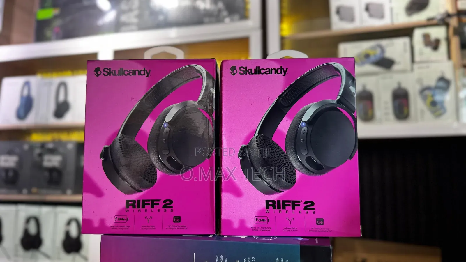 Skullcandy Riff Wireless 2 On-ear Bluetooth Headphones, Up To 34 Hrs