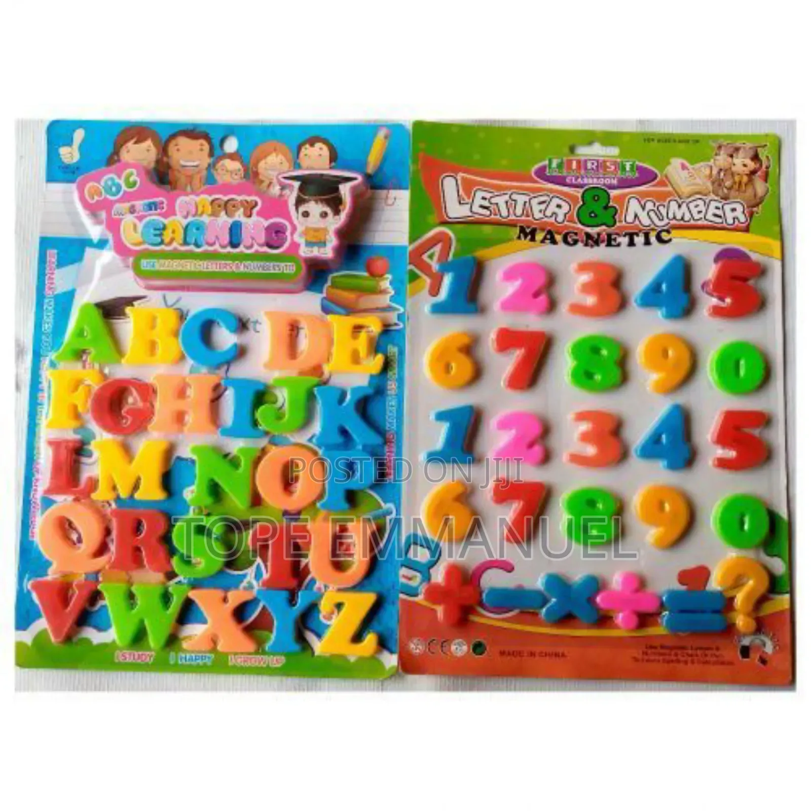 Magnetic Letters and Numbers Early Letter Recognition
 