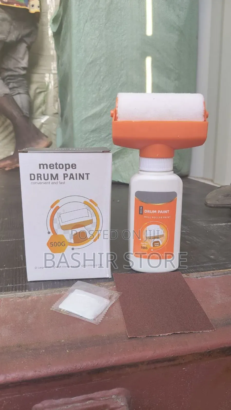 Metope Drum Paint Wall Roller Brush