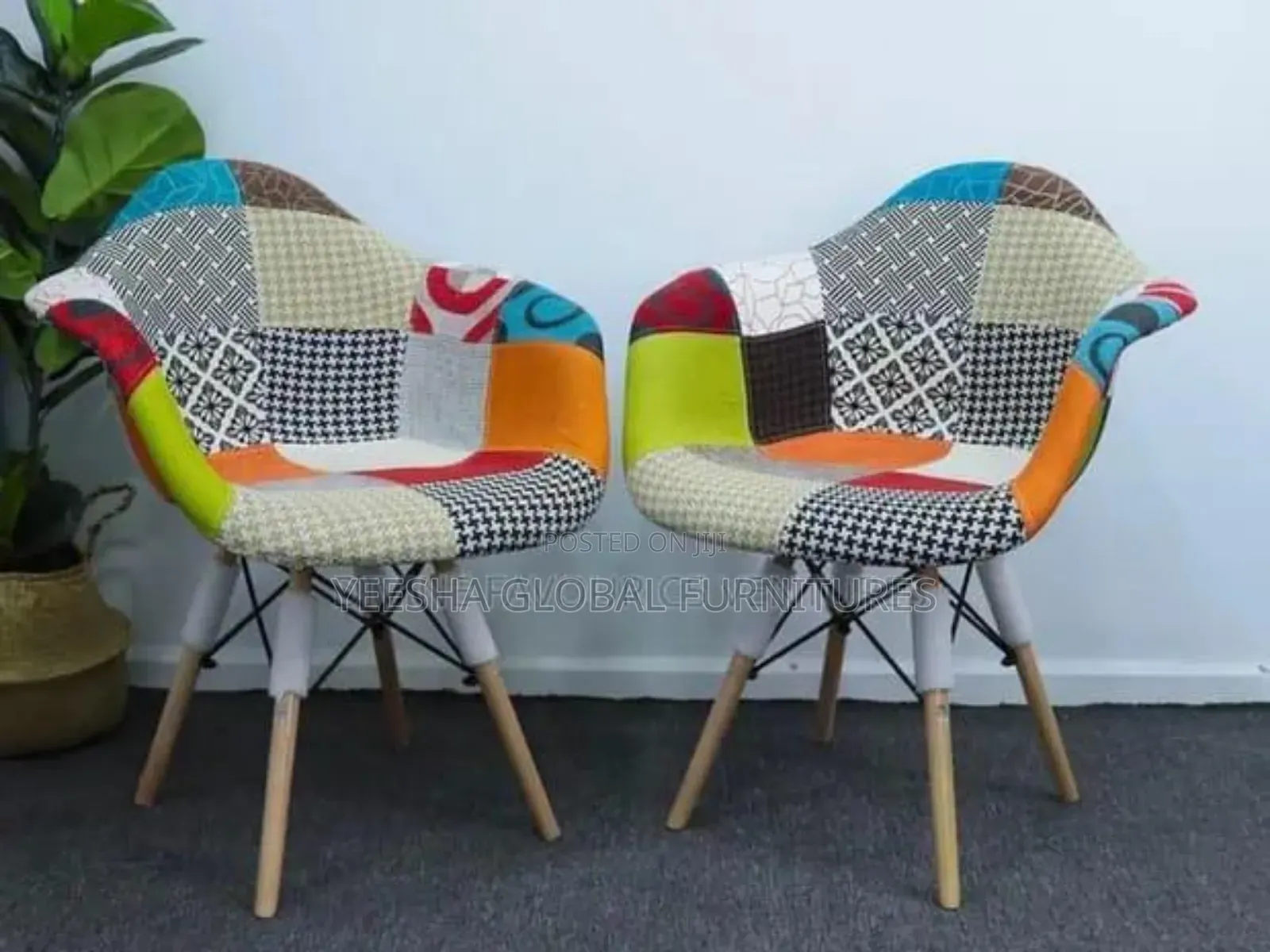 Material Design Four Leg Lounge Stool