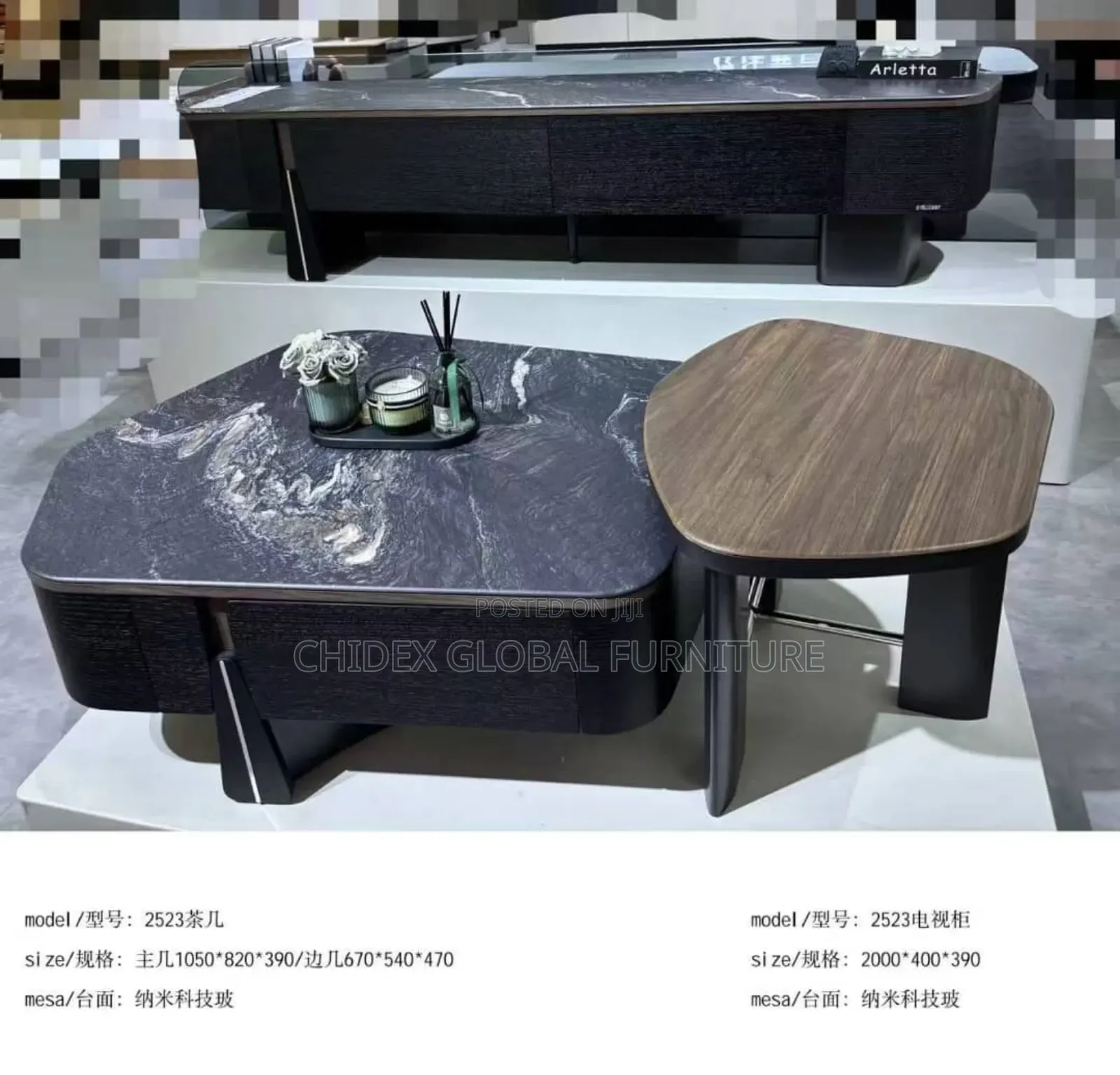 Portable Simple Center Table Set