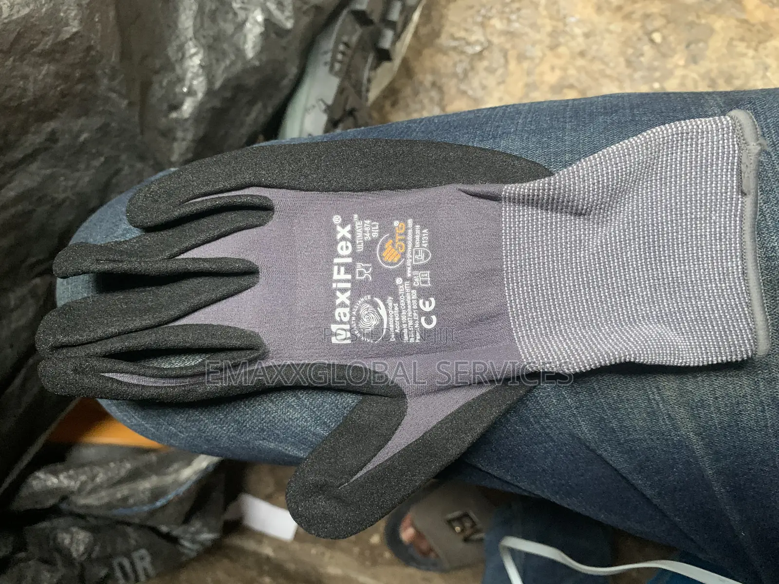 Maxiflex Coated Knitwrist Safety Glove