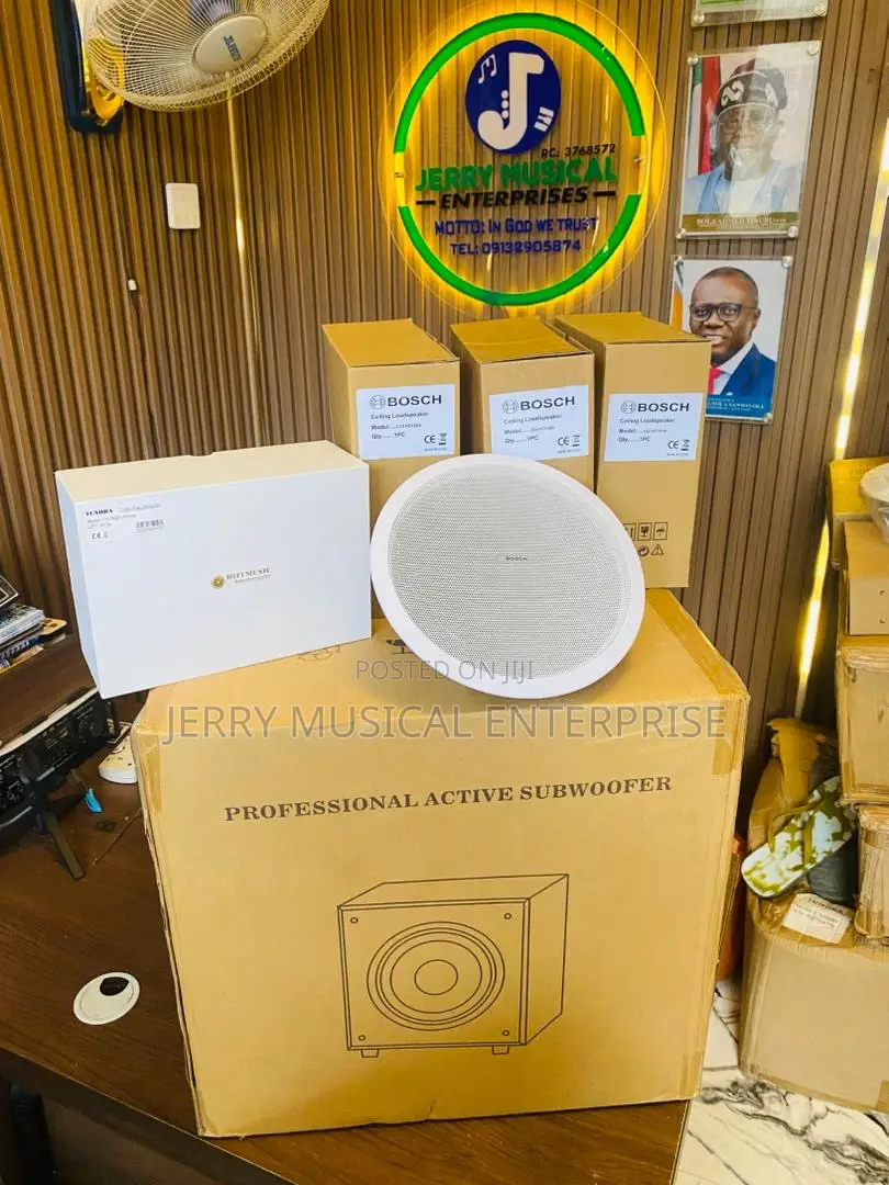 Full Package Bosch Ceiling Speakers With Subwoofer And 7inches
