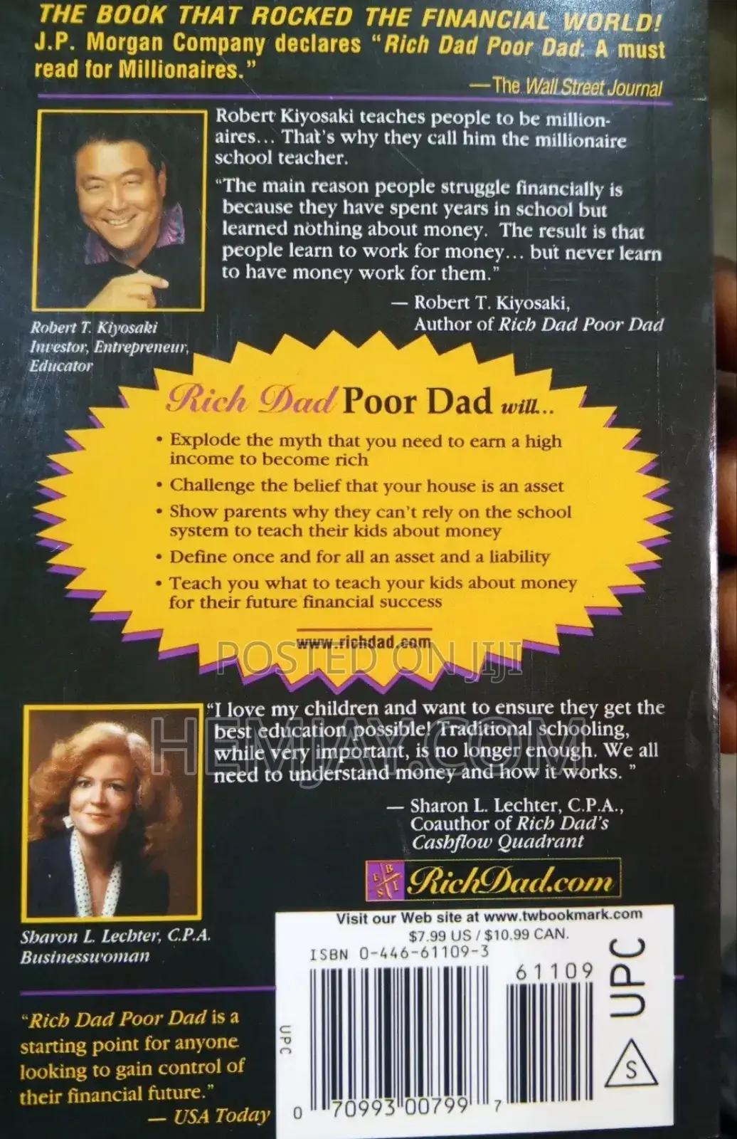 Rich Dad/ Poor Dad. (Most Impressive Motivational Books Of All Time)