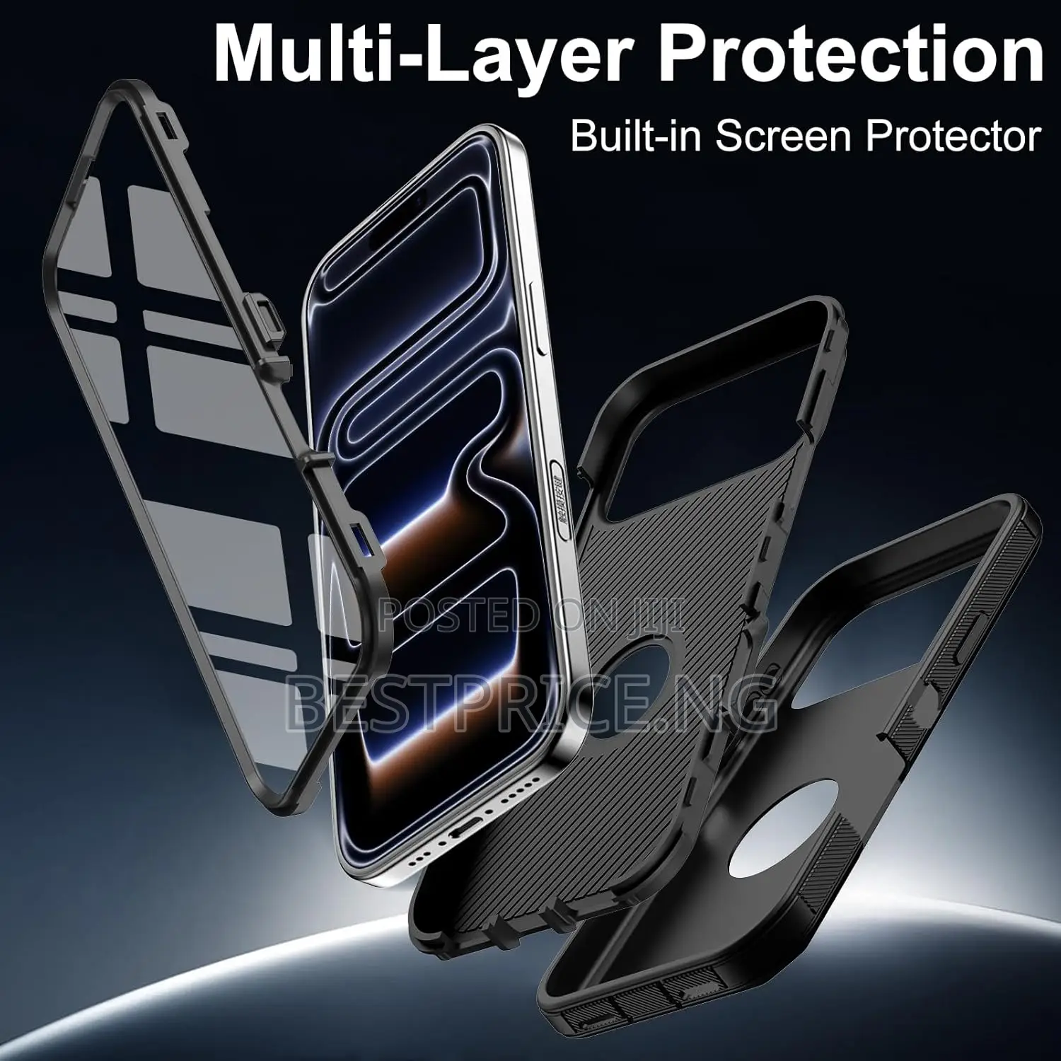 Rugged Defender Case for All iPhone 17 /16/ 15/ 14 /13 /12 Series