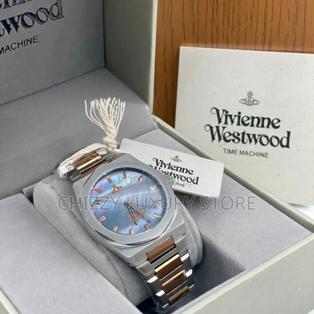 Vivienne Westwood Quality Luxury Men Chain Strap Wristwatch