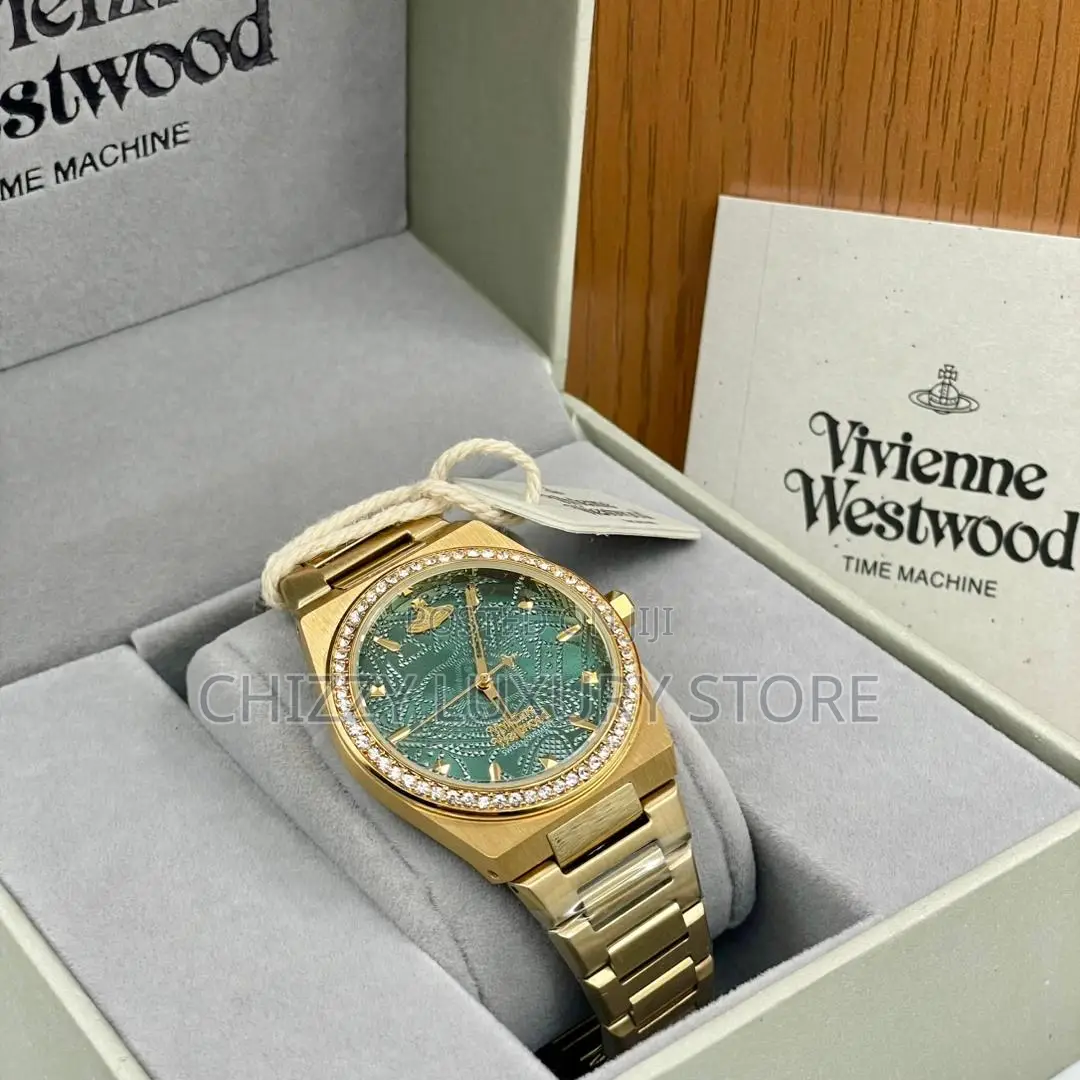 Vivienne Westwood Quality Luxury Men Chain Strap Wristwatch