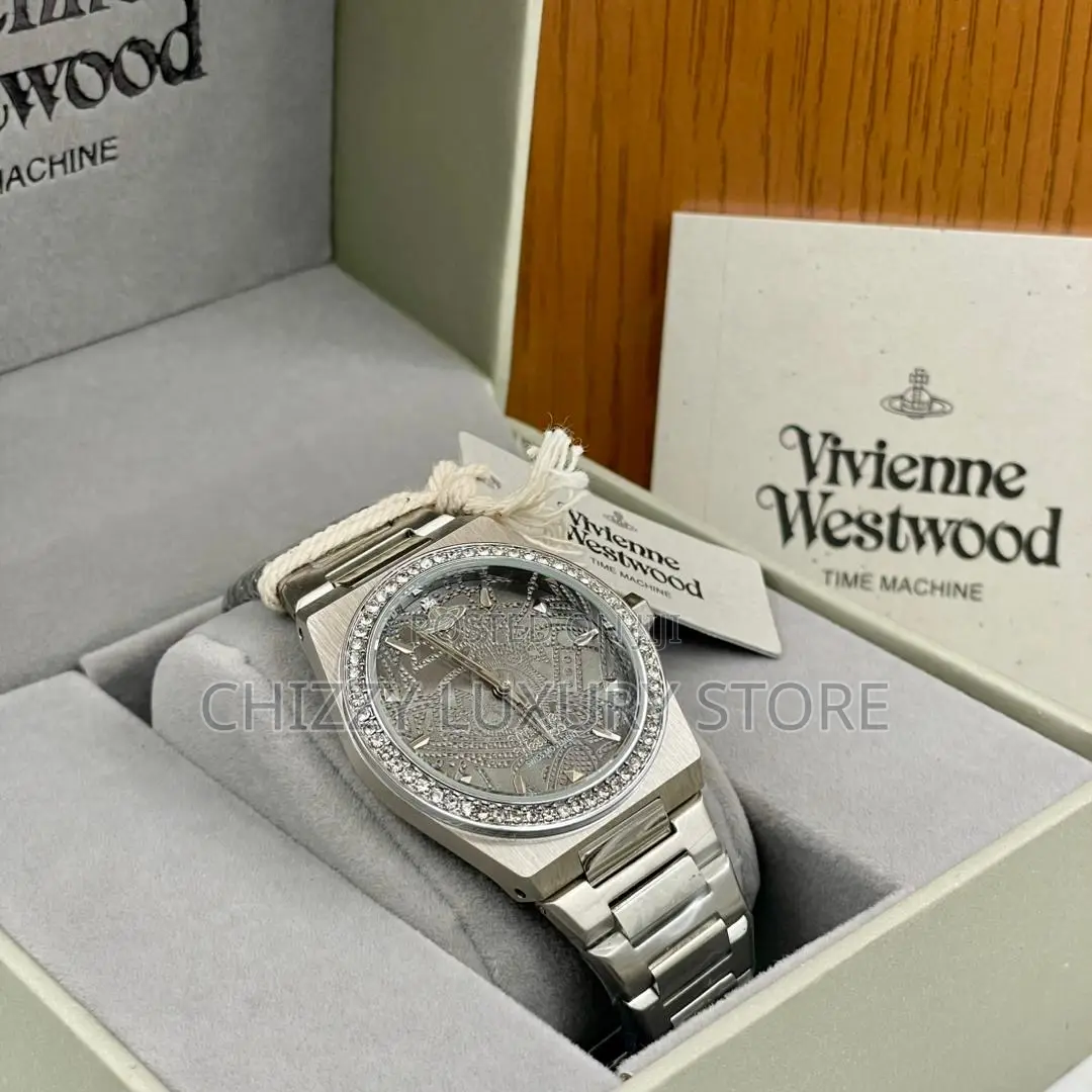 Vivienne Westwood Quality Luxury Men Chain Strap Wristwatch