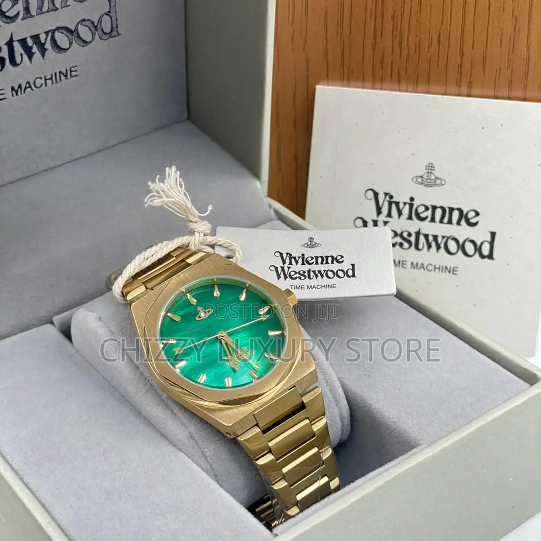 Vivienne Westwood Quality Luxury Men Chain Strap Wristwatch