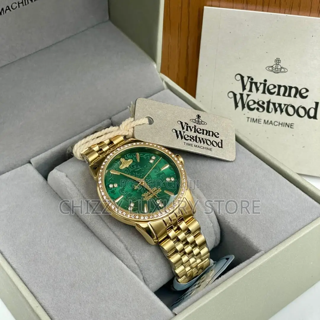 Vivienne Westwood Quality Luxury Men Chain Strap Wristwatch