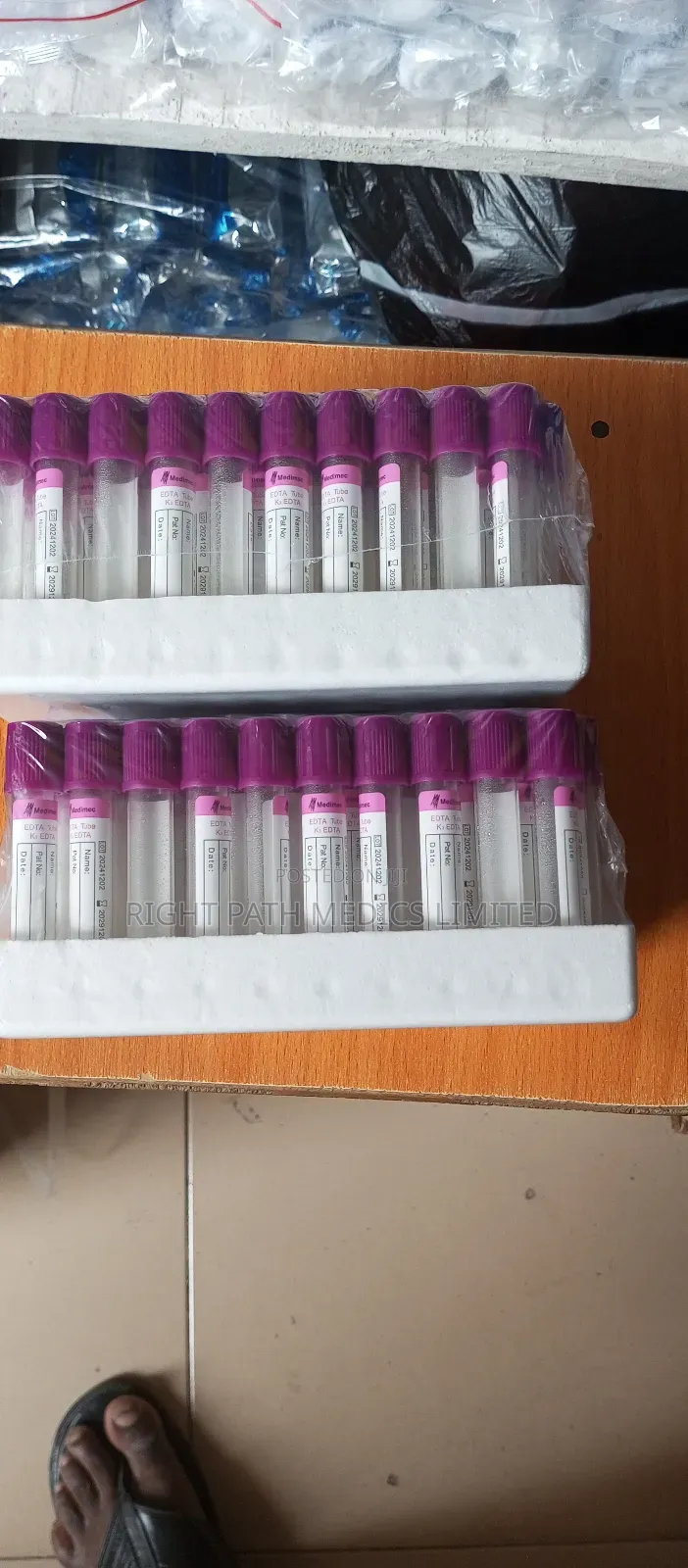 Edta Vacuum Blood Collection Tubes