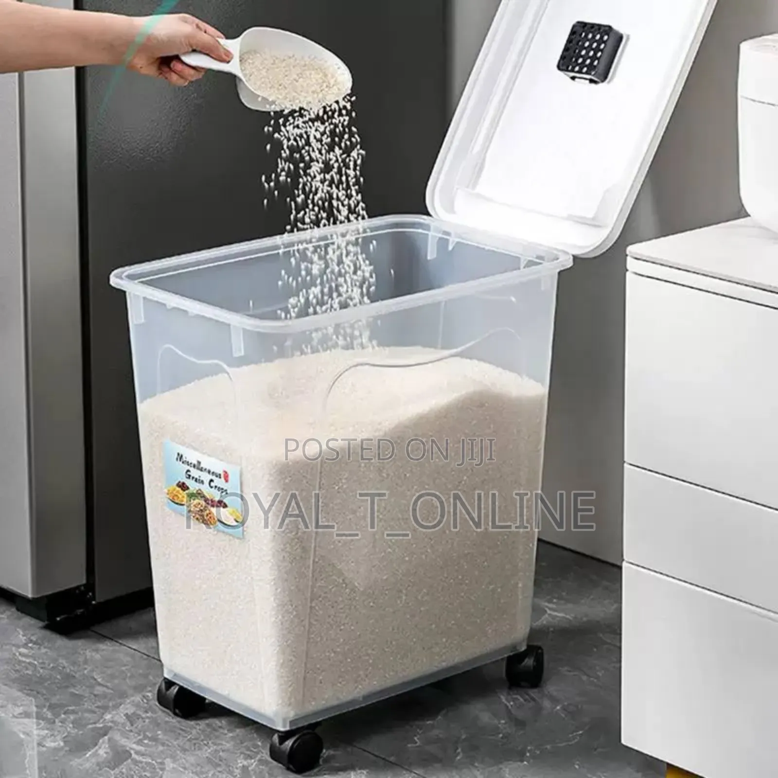 40l Storage Food Container Wheels. Large Food Storage Container Lagos