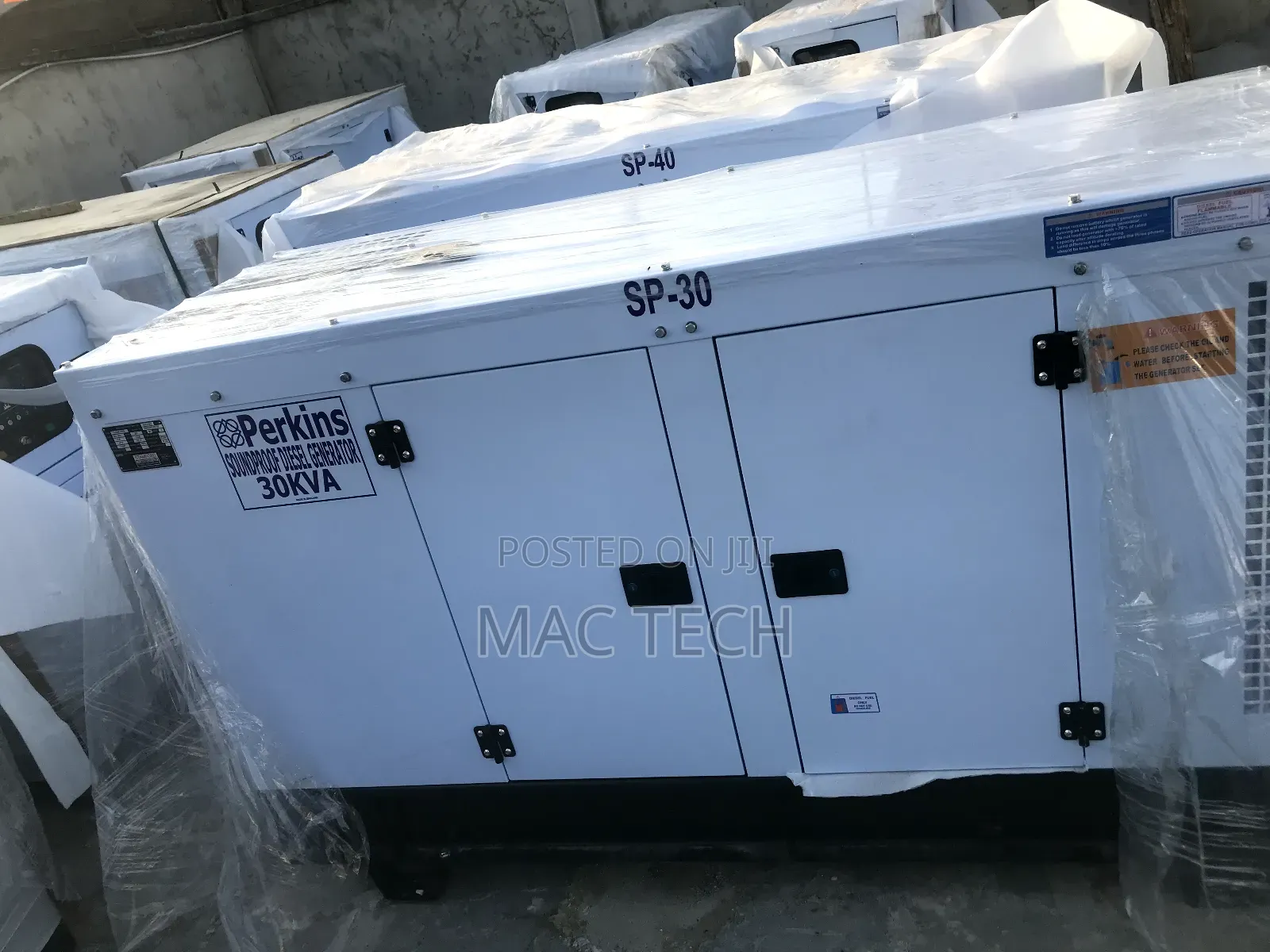 Perkins 30kva Diesel Soundproof Generator