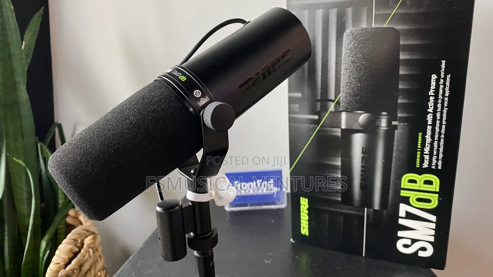 Shure Sm7db Dynamic Vocal Microphone With Built-in Preamp