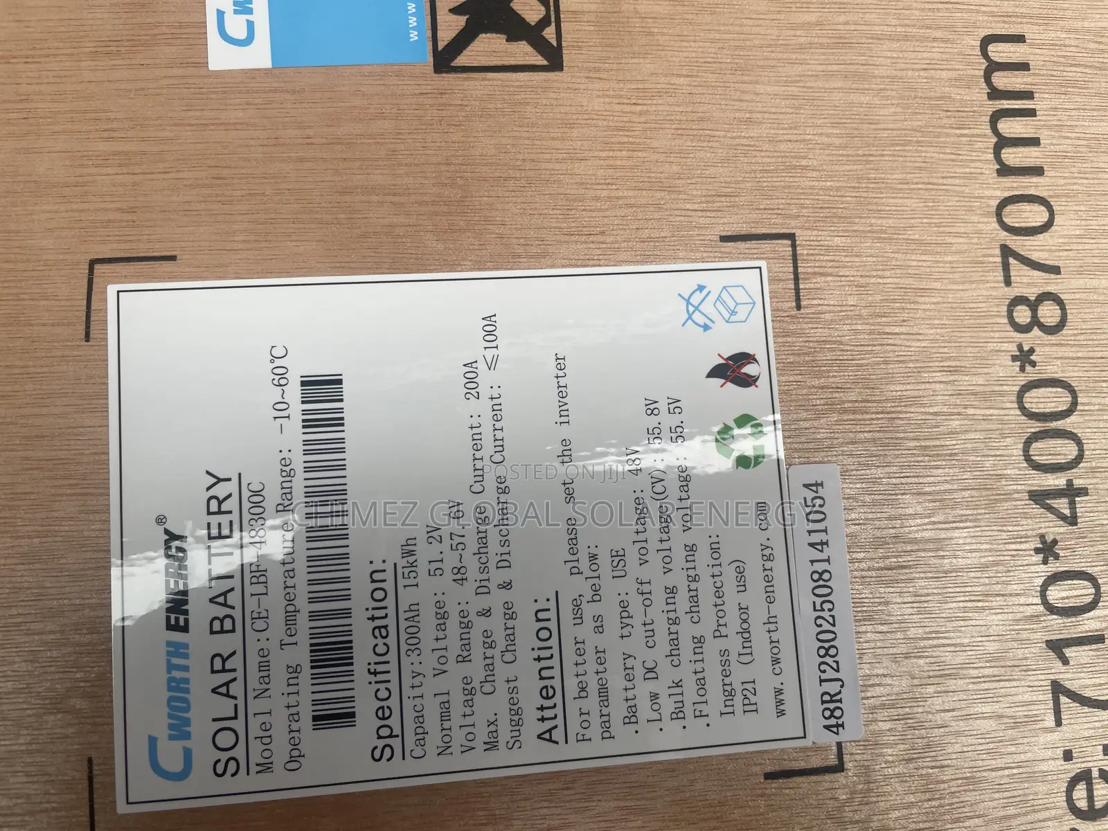 Cworth Energy Lithium Battery