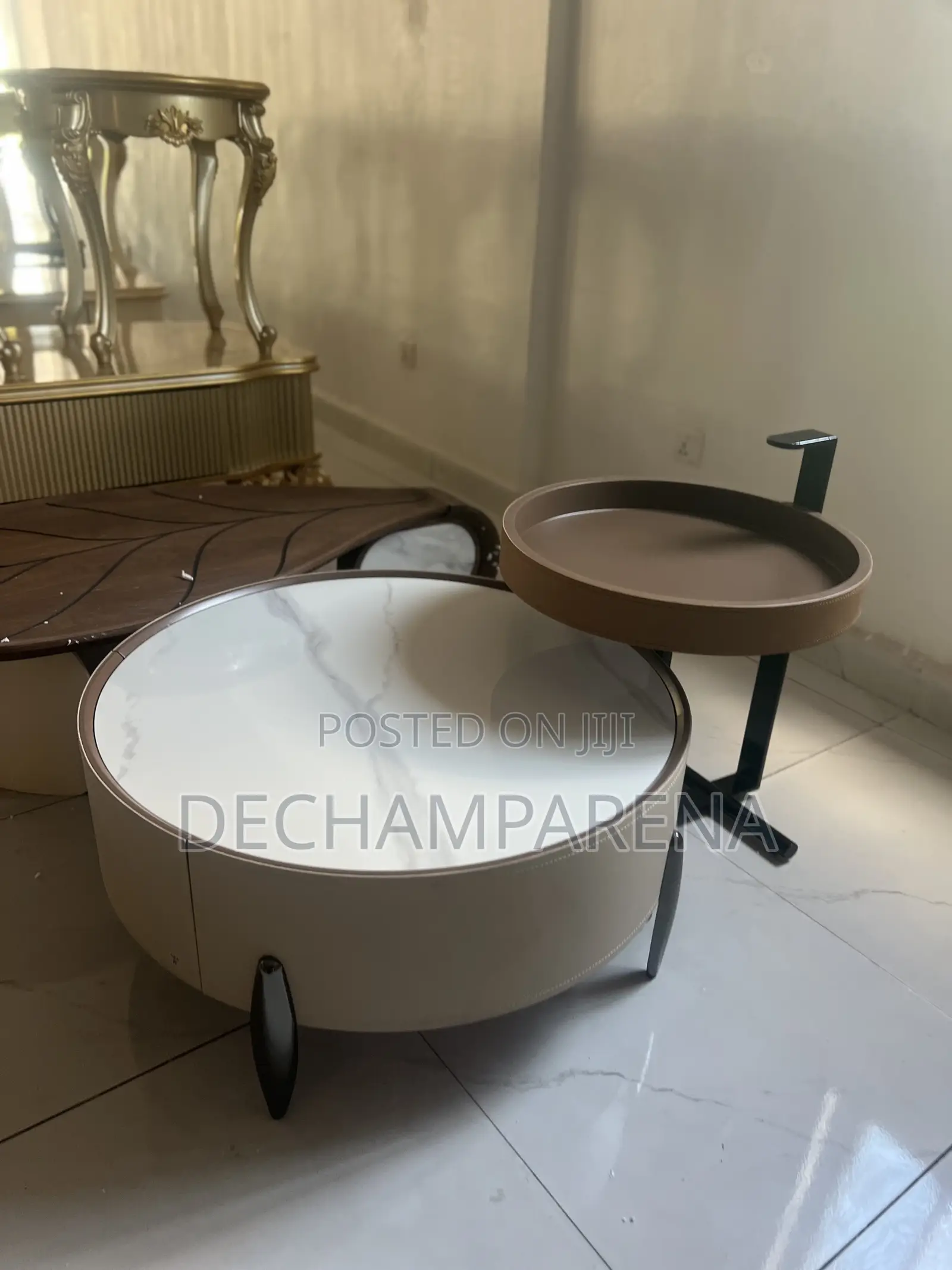Center With Sidestool and Drawer