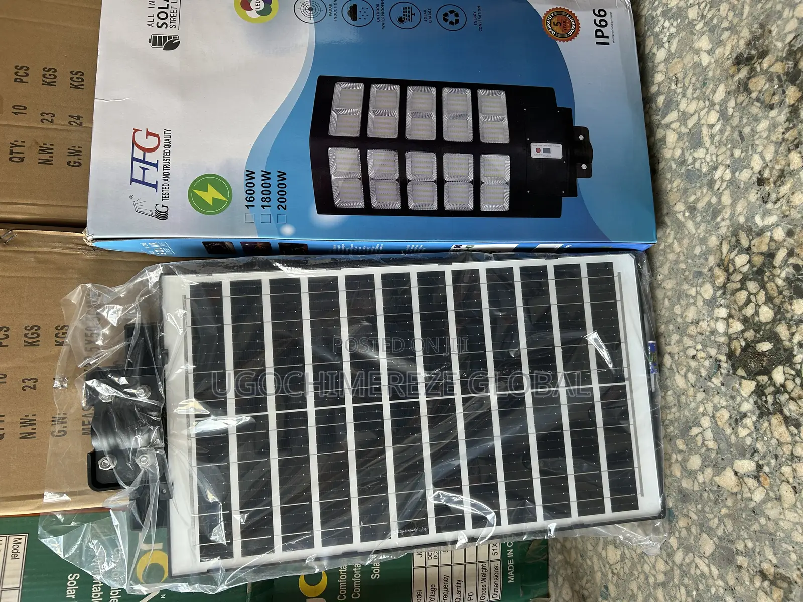 2000w All in One Solar Street Light | Super Bright Outdoor Solar Light