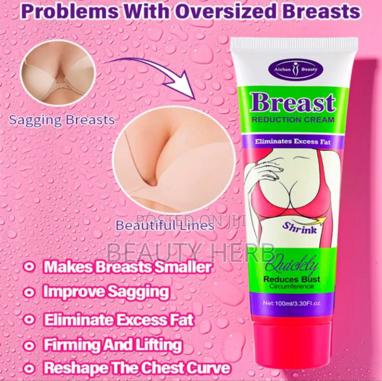 Original Aichun Beauty Breast Reduction Cream for Women With Big Breas