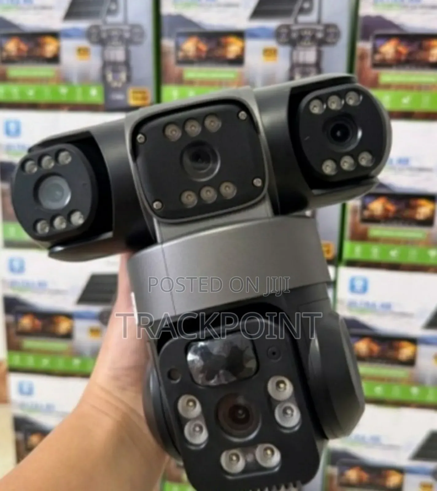 4g Solar CCTV Camera With Tripple Lens and Instant Alert Features