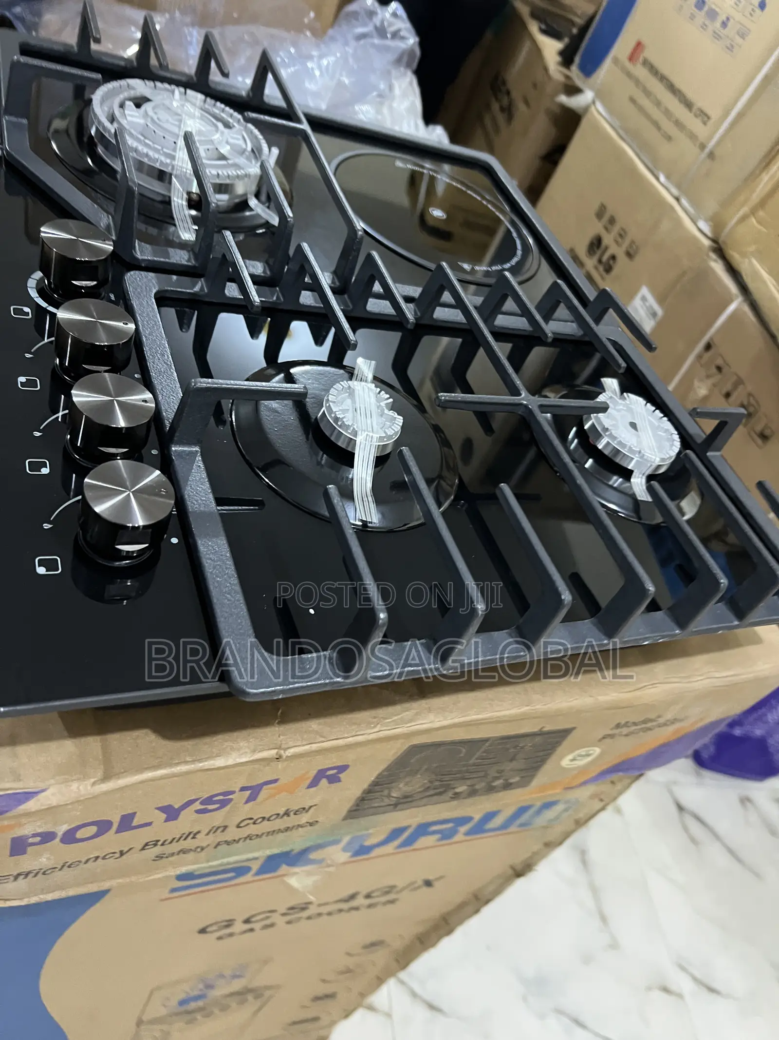 Polystar 3+1 Built in Gas Hob Pv-Gt60g3h – Modern Family Choice