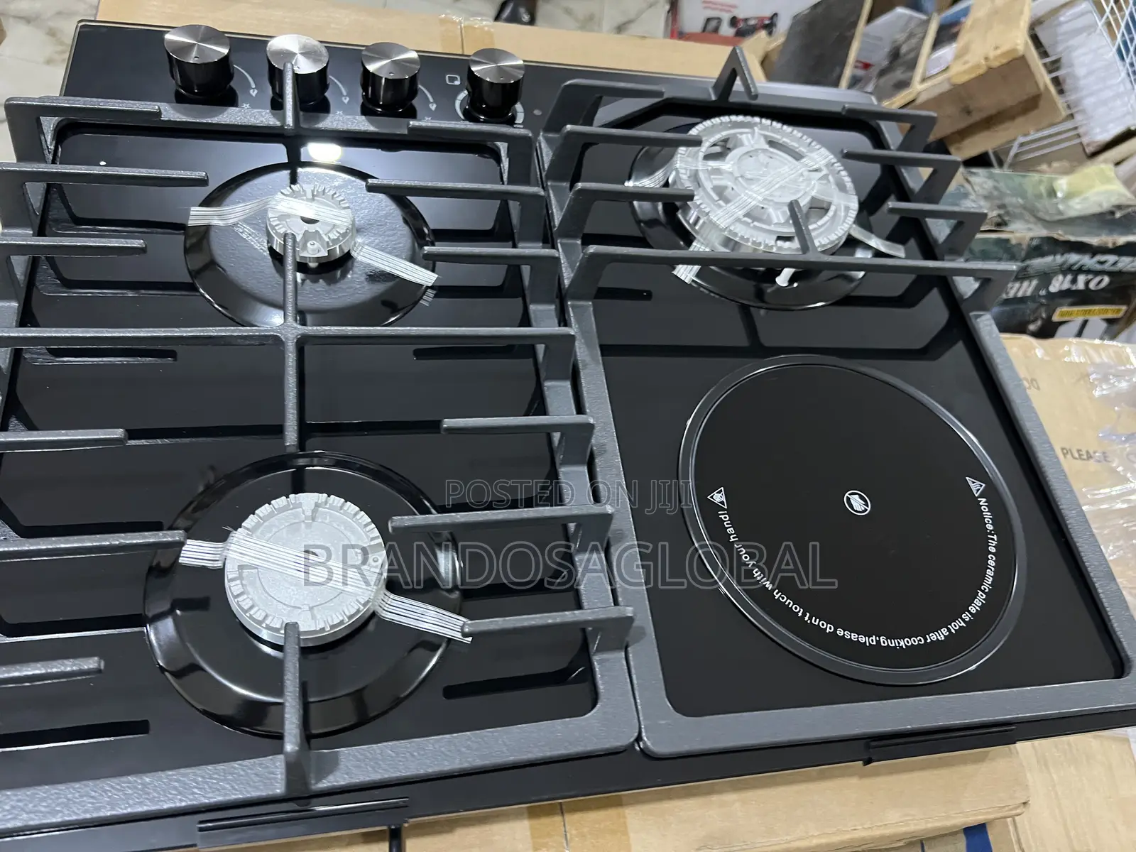 Polystar Built in Gas Hob Pv-Gt60g3h – Premium 3+1 Setup