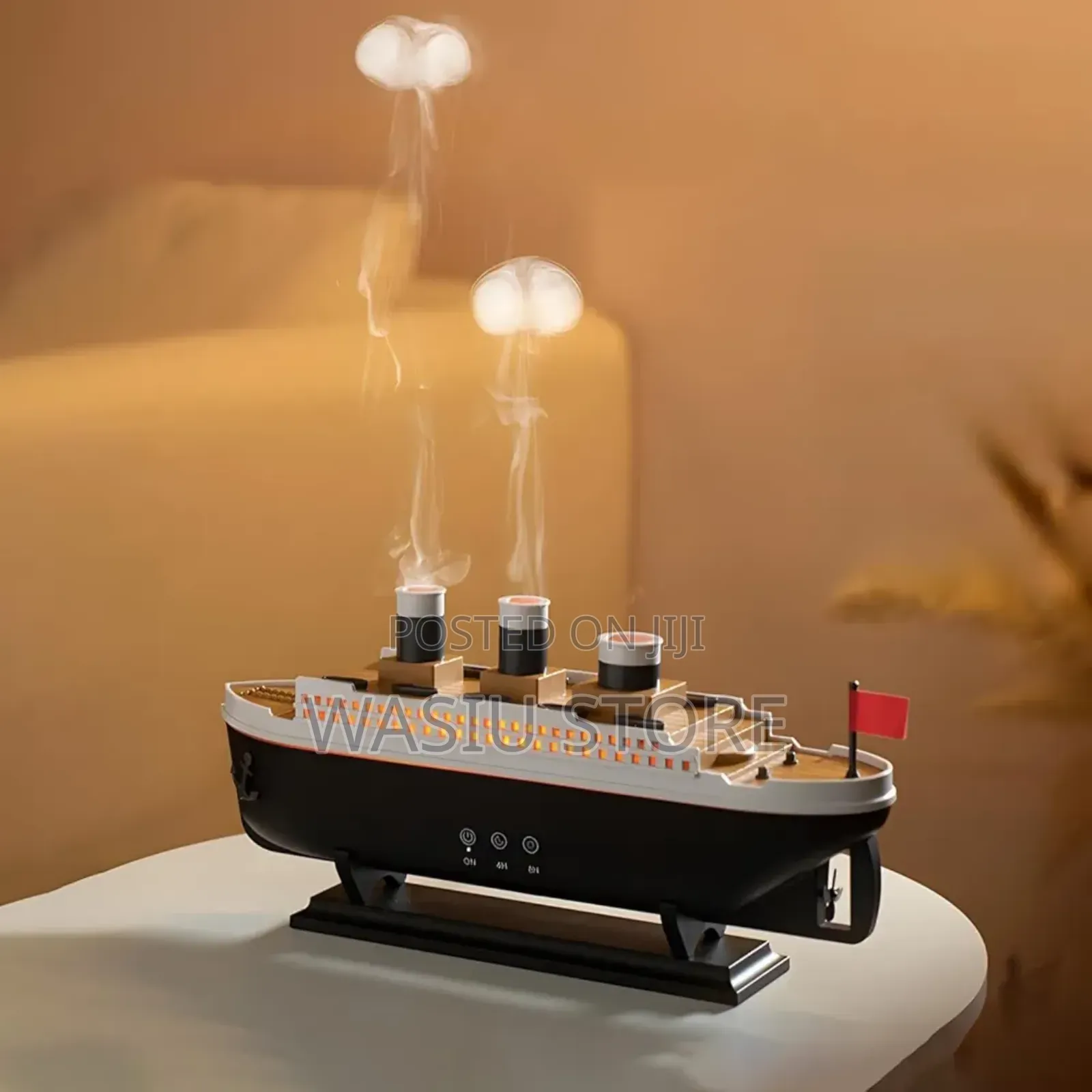Titanic Jellyfish Design Humidifier 250ml, Led Lights, Remote Control