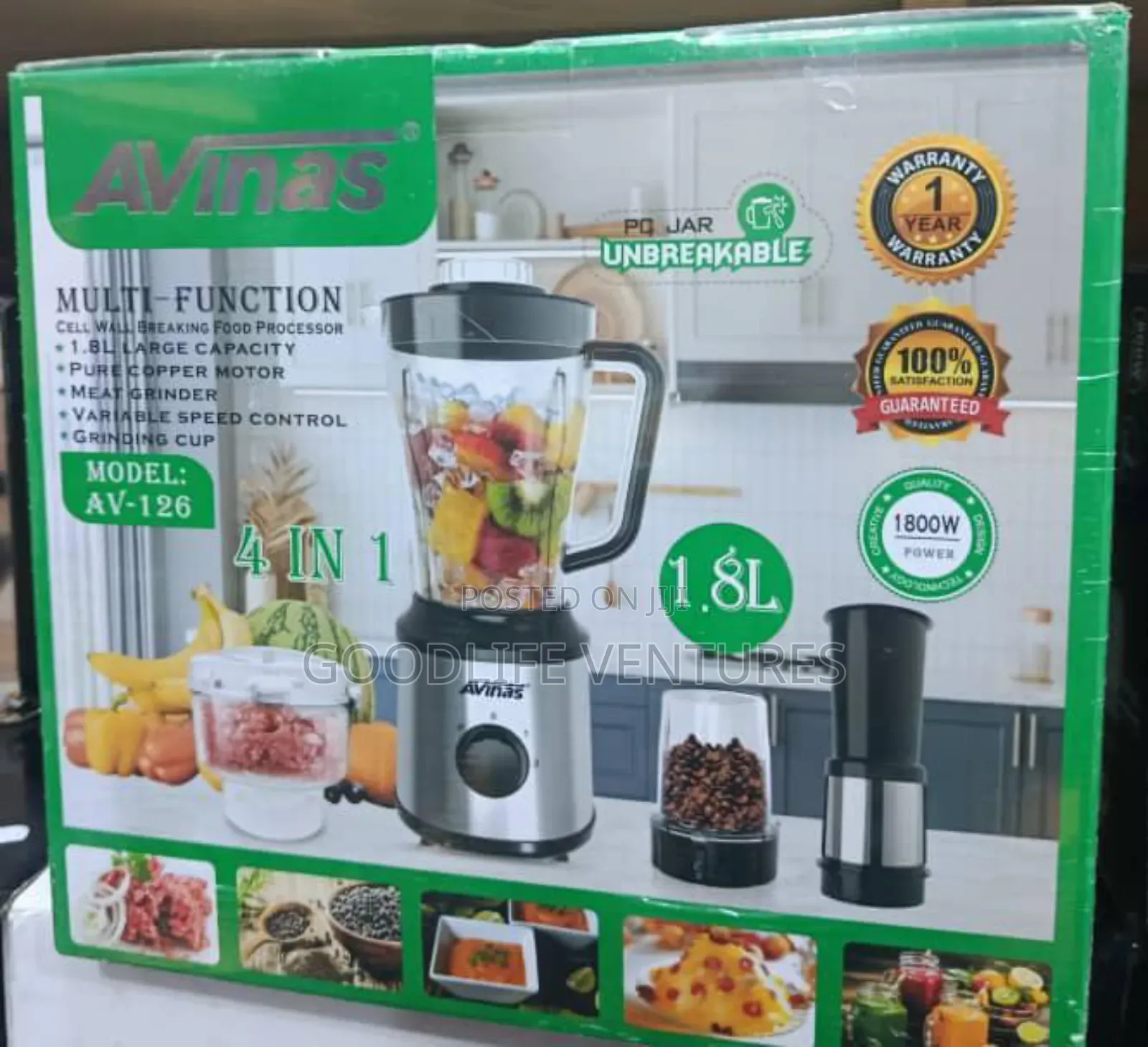 Avinas 4-in-1 Blender